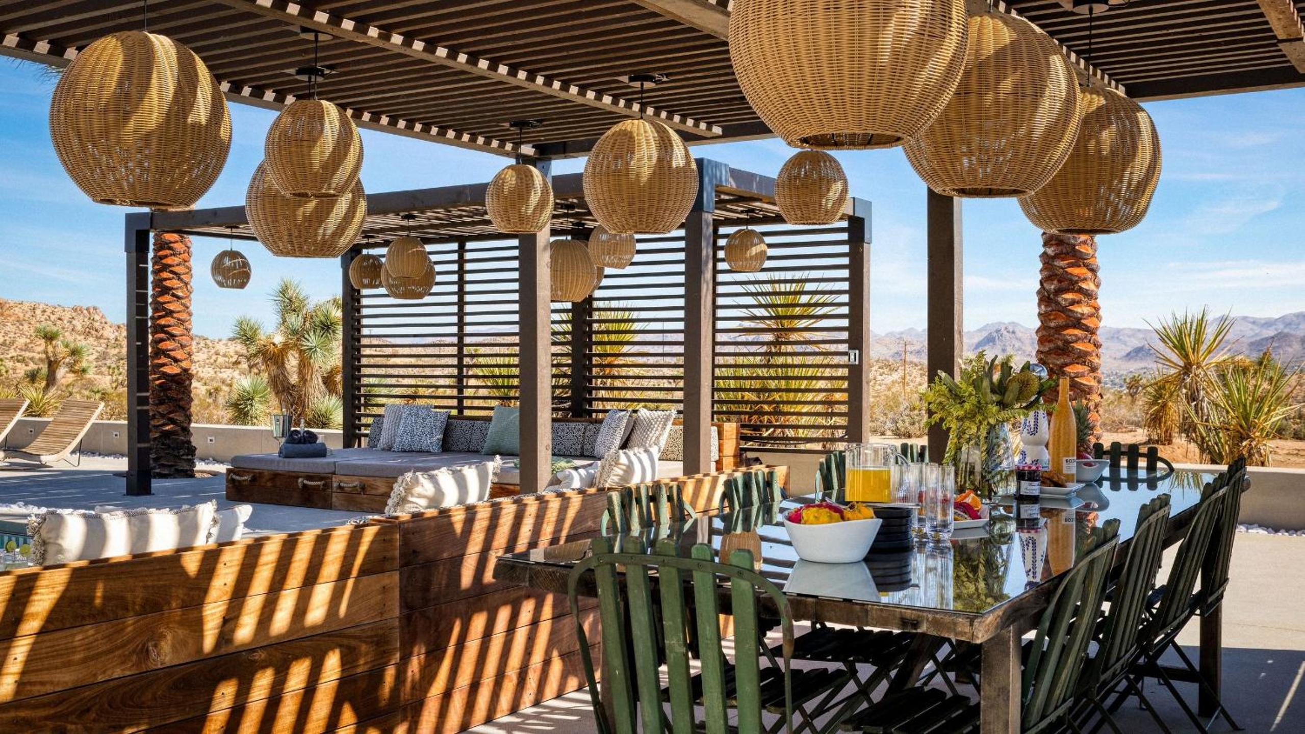 Iconic 6BR Desert Retreat w Pool Pickleball Fire Pit Joshua Tree Mansion by AvantStay