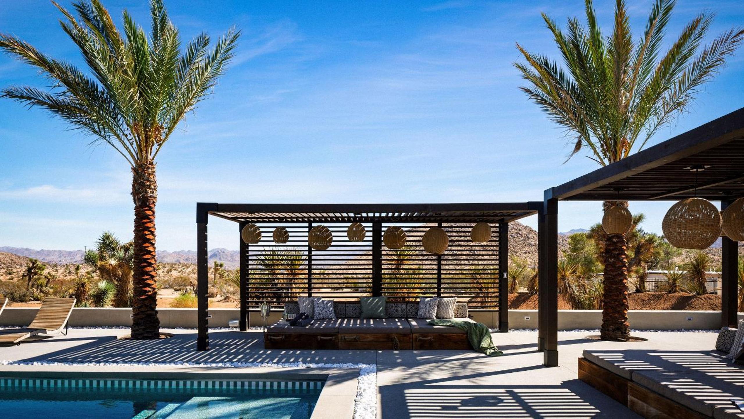 Iconic 6BR Desert Retreat w Pool Pickleball Fire Pit Joshua Tree Mansion by AvantStay