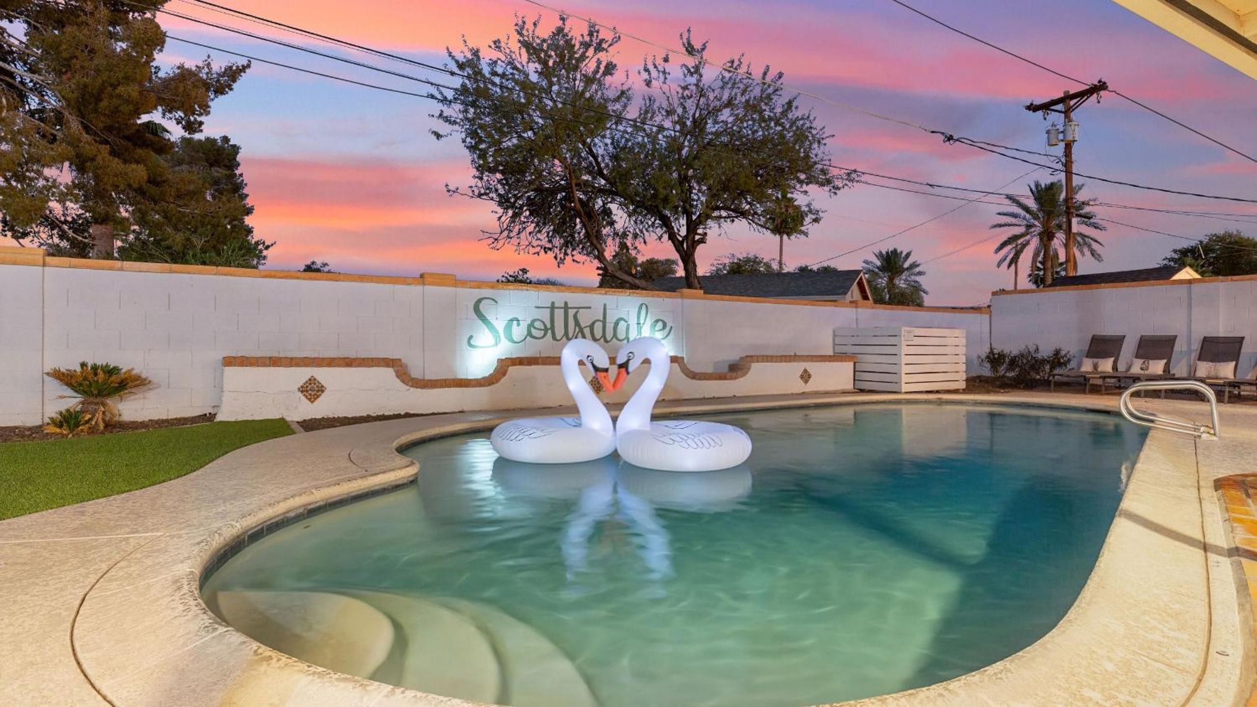 Heated Pool Fire Pit Games Outdoor Dining Just Minutes to Old Town Drift House by AvantStay