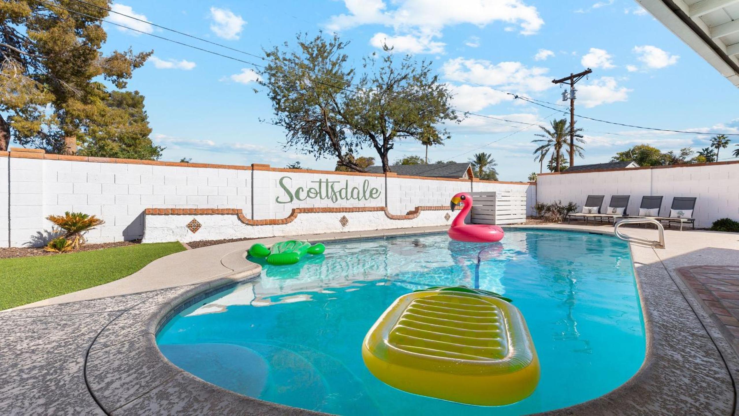 Heated Pool Fire Pit Games Outdoor Dining Just Minutes to Old Town Drift House by AvantStay