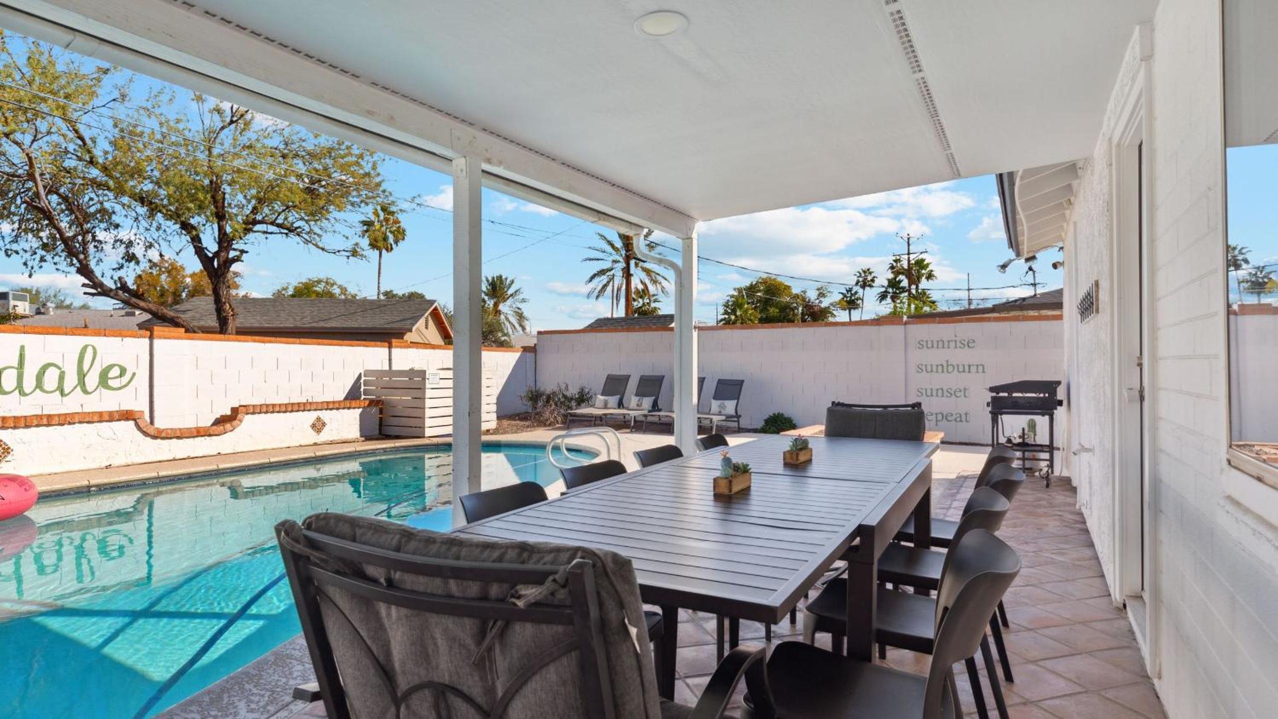 Heated Pool Fire Pit Games Outdoor Dining Just Minutes to Old Town Drift House by AvantStay