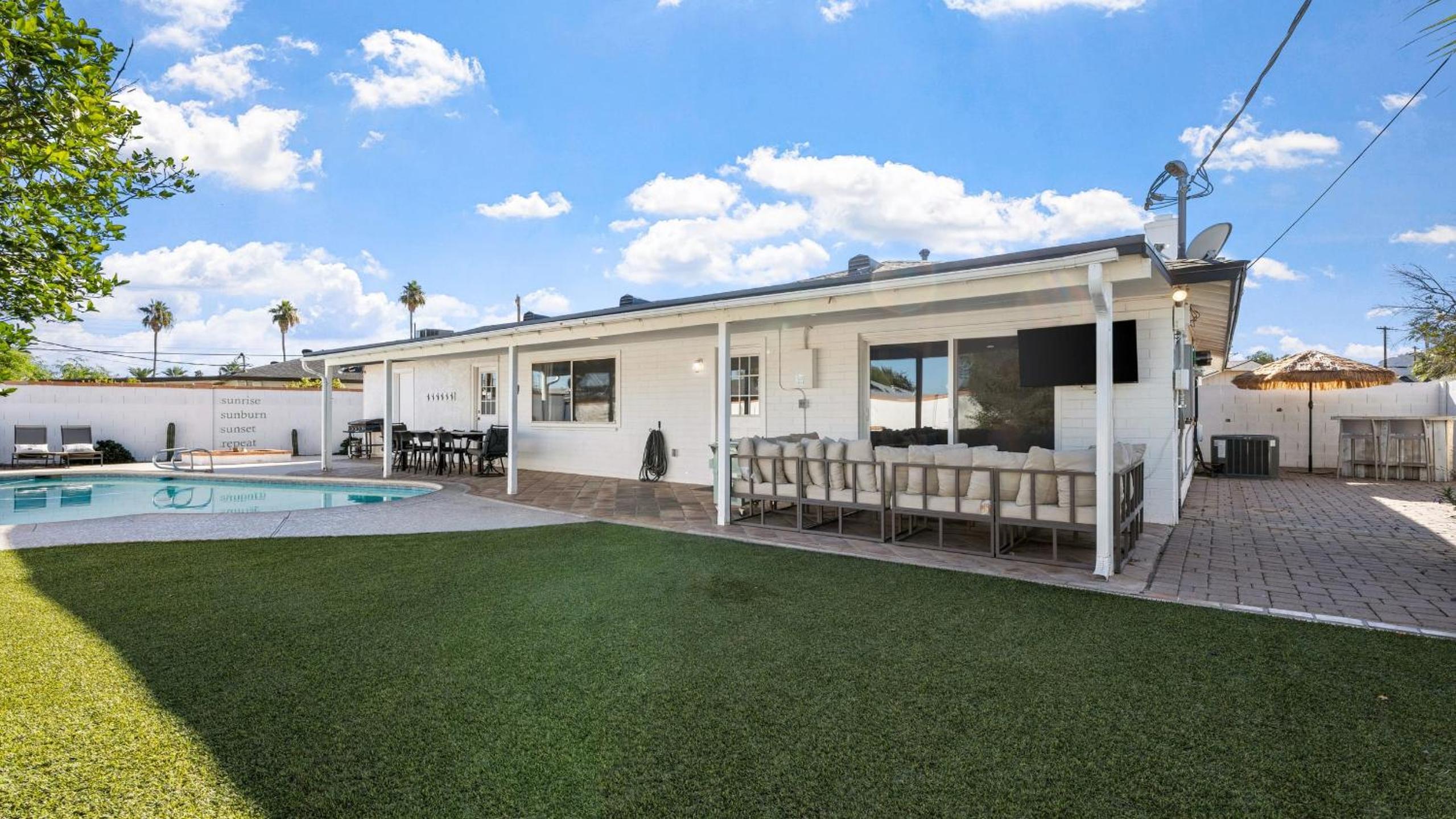 Heated Pool Fire Pit Games Outdoor Dining Just Minutes to Old Town Drift House by AvantStay