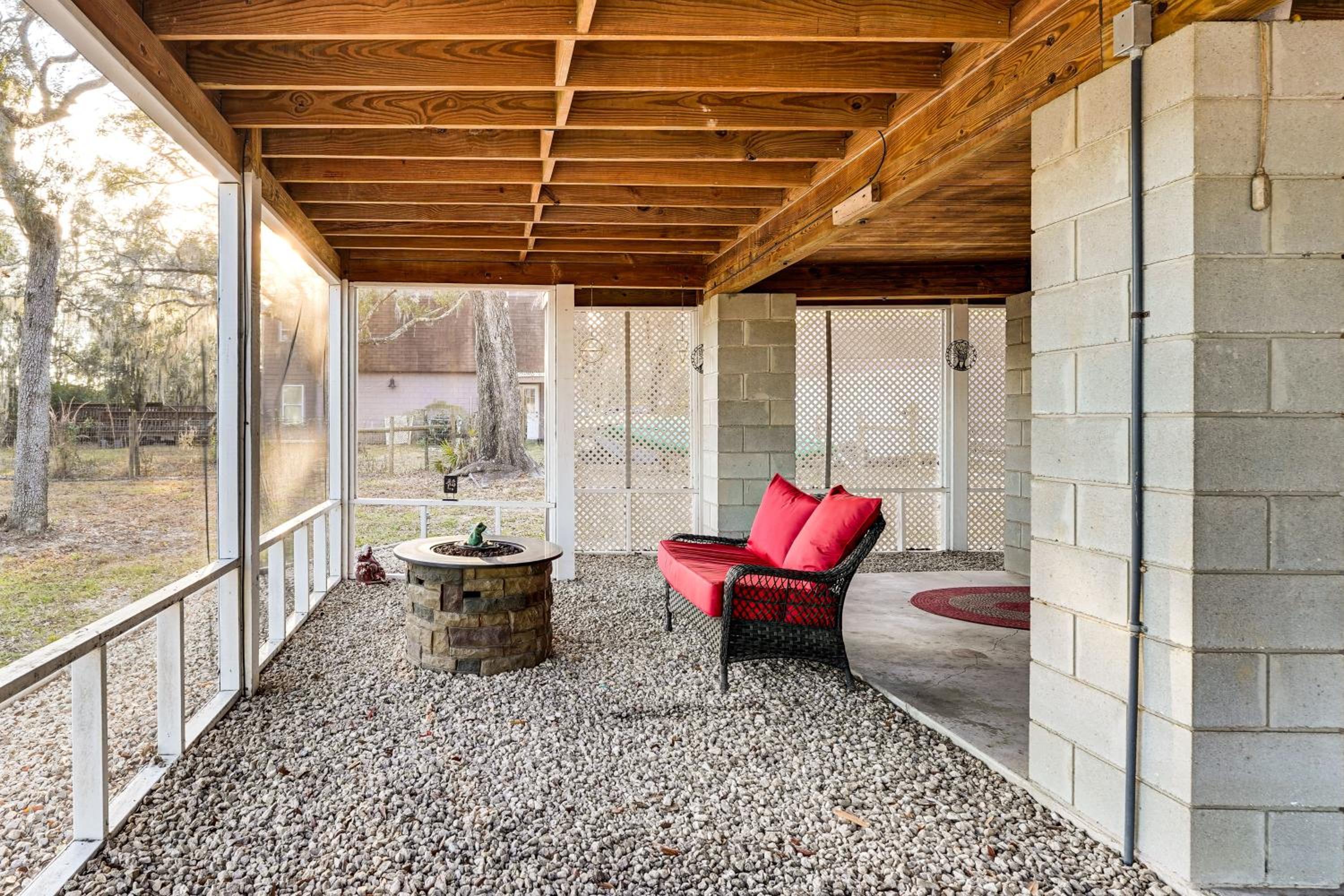 Dog-Friendly Home with Dock on Suwannee River!