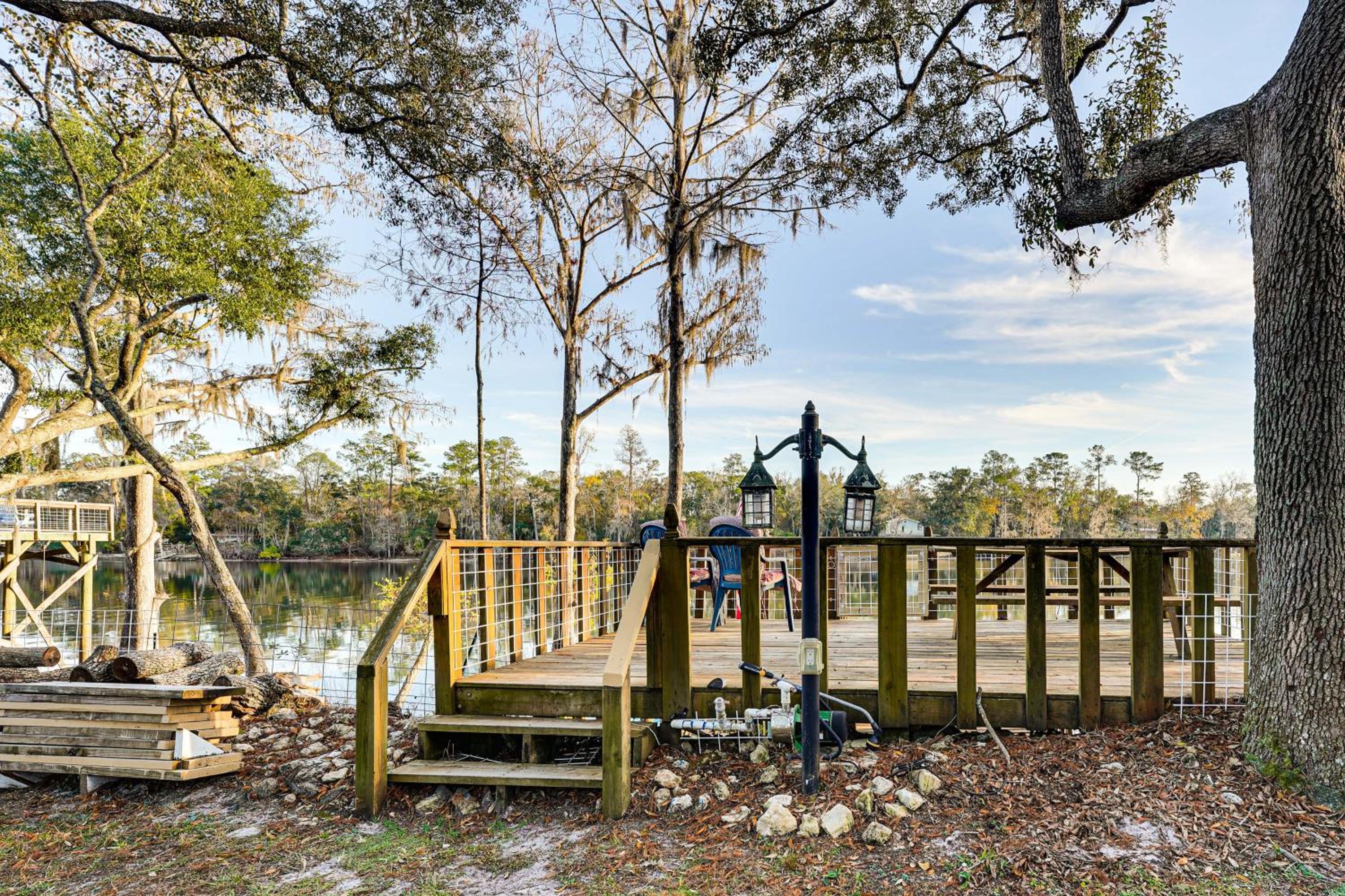 Dog-Friendly Home with Dock on Suwannee River!