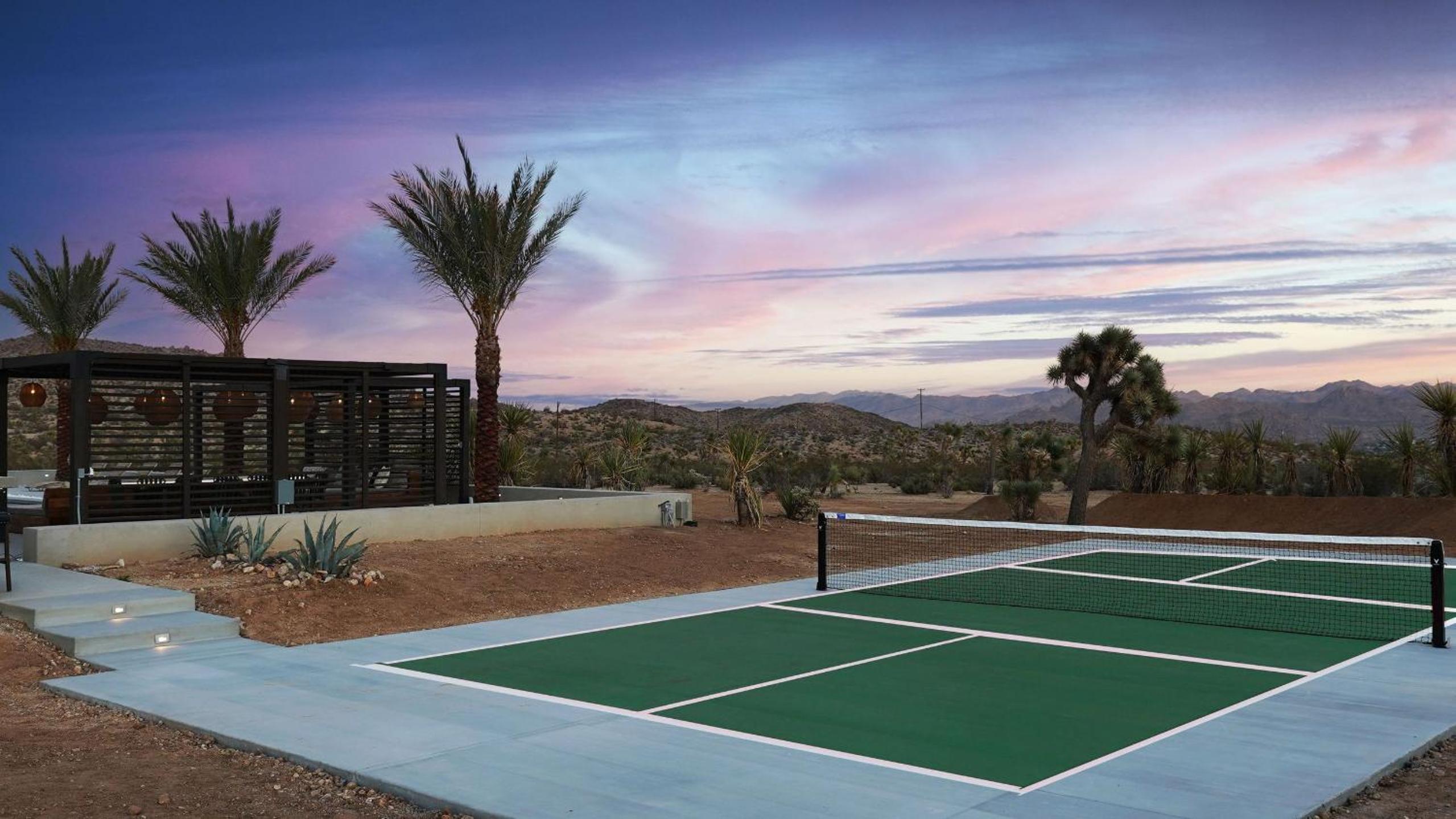 Iconic 6BR Desert Retreat w Pool Pickleball Fire Pit Joshua Tree Mansion by AvantStay