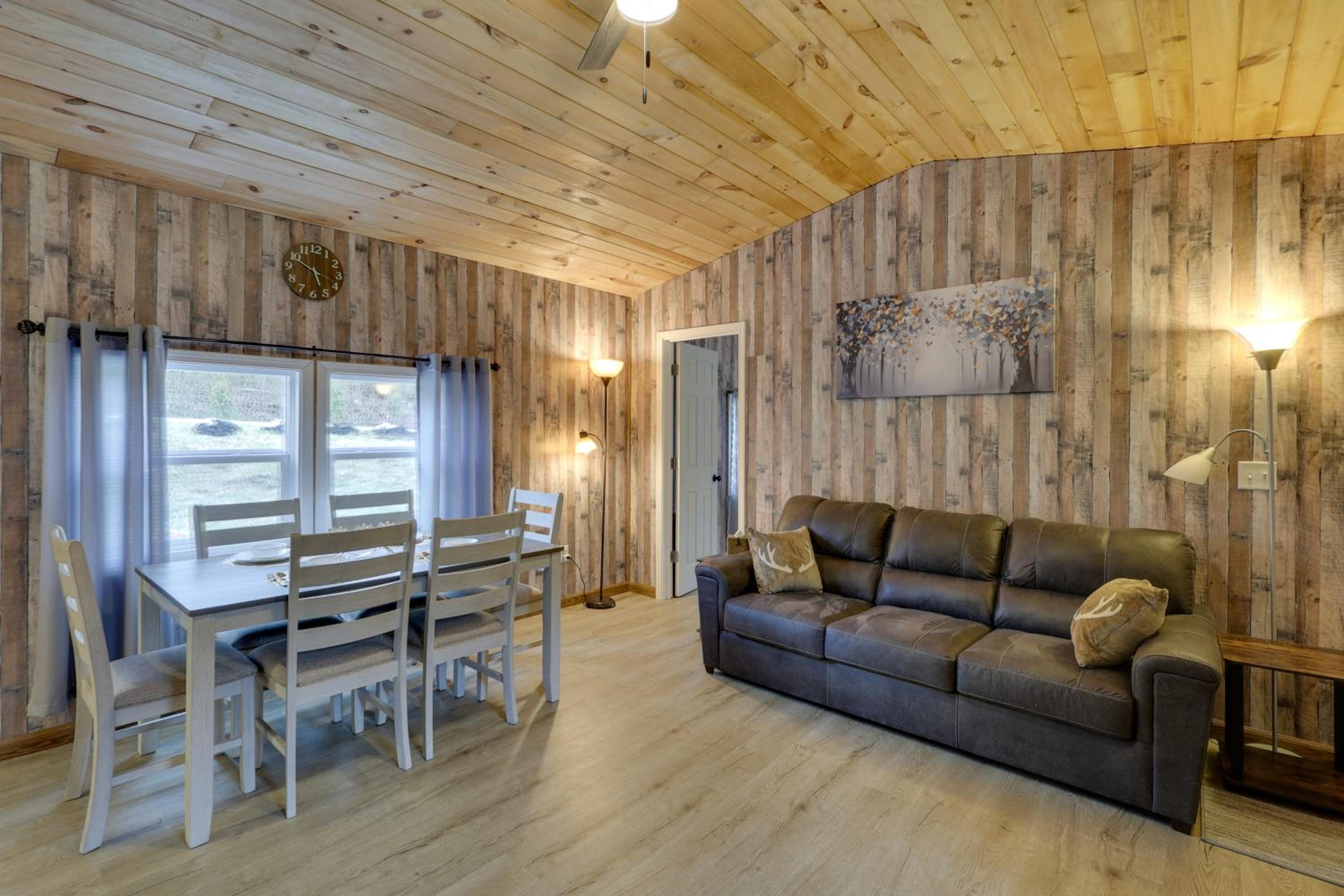 Hike, Fish and Hunt Serene Patriot Cabin!