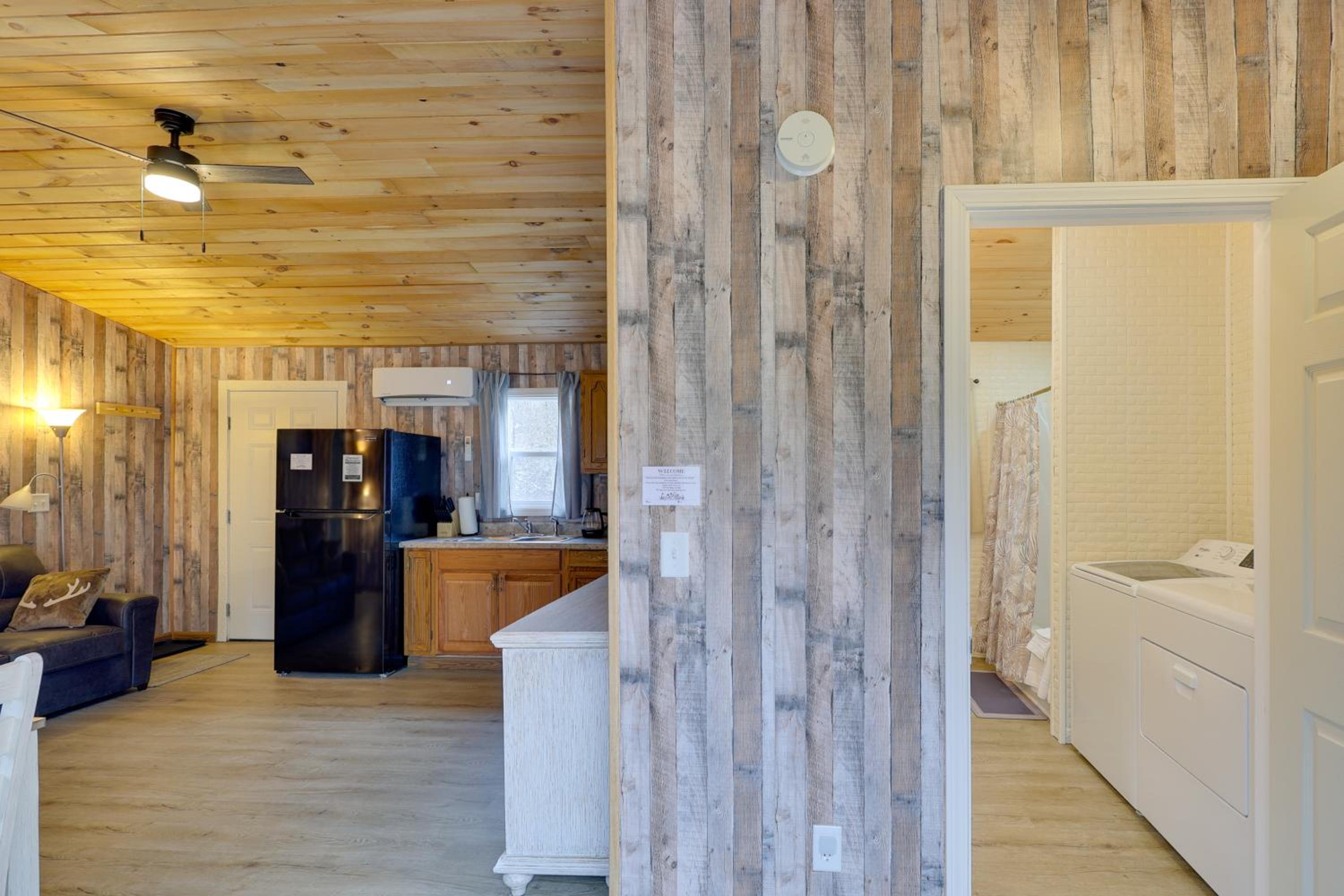 Hike, Fish and Hunt Serene Patriot Cabin!