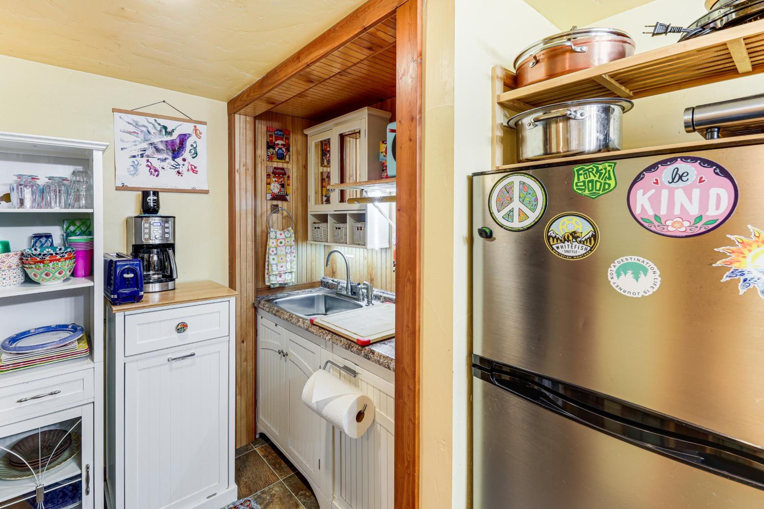 Secluded Mtn Retreat with Resort Perks in Whitefish!