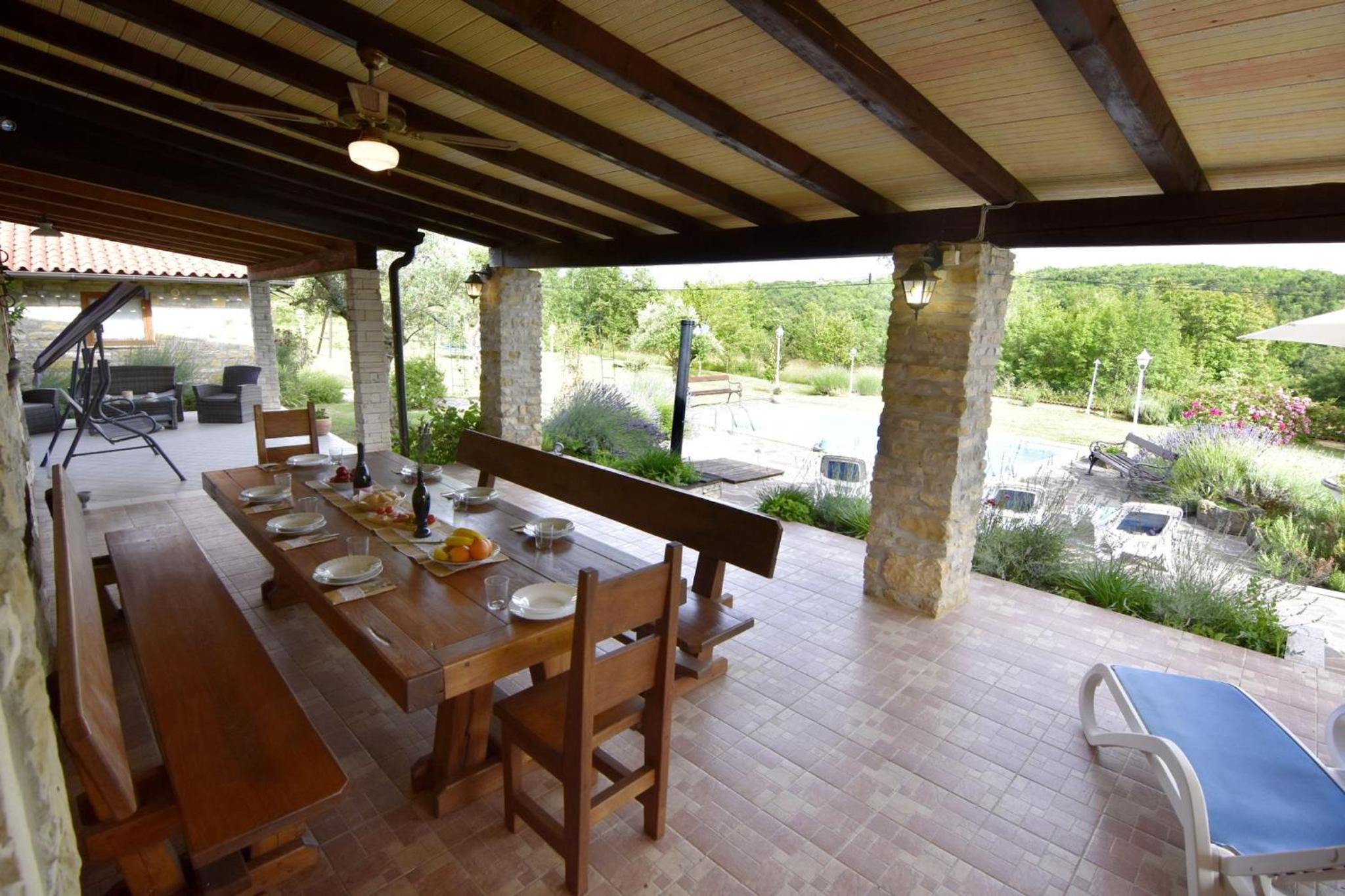 Villa with private pool and garden retreat