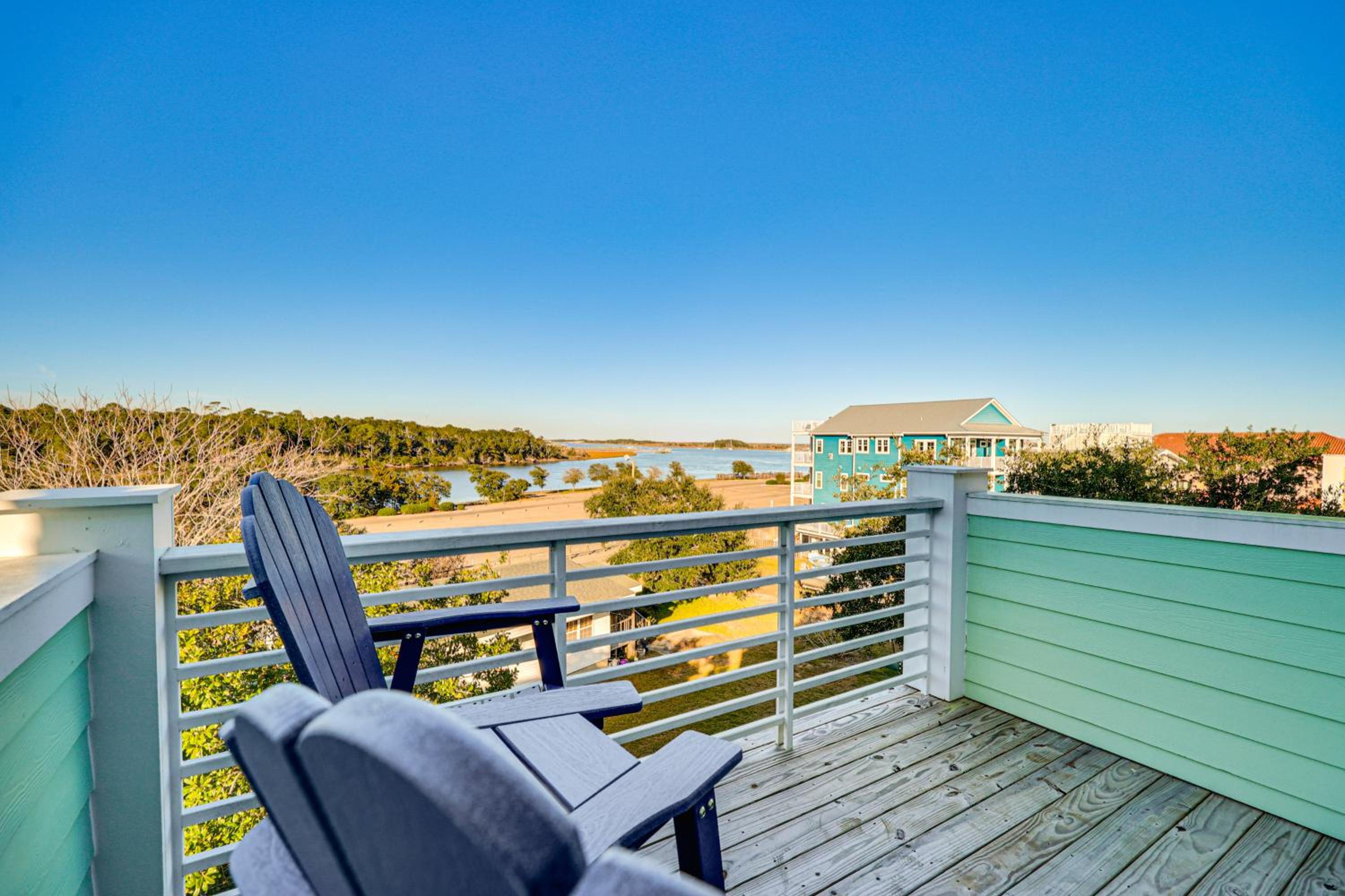 Walk to Water and Greenway! Luxe Carolina Beach Home