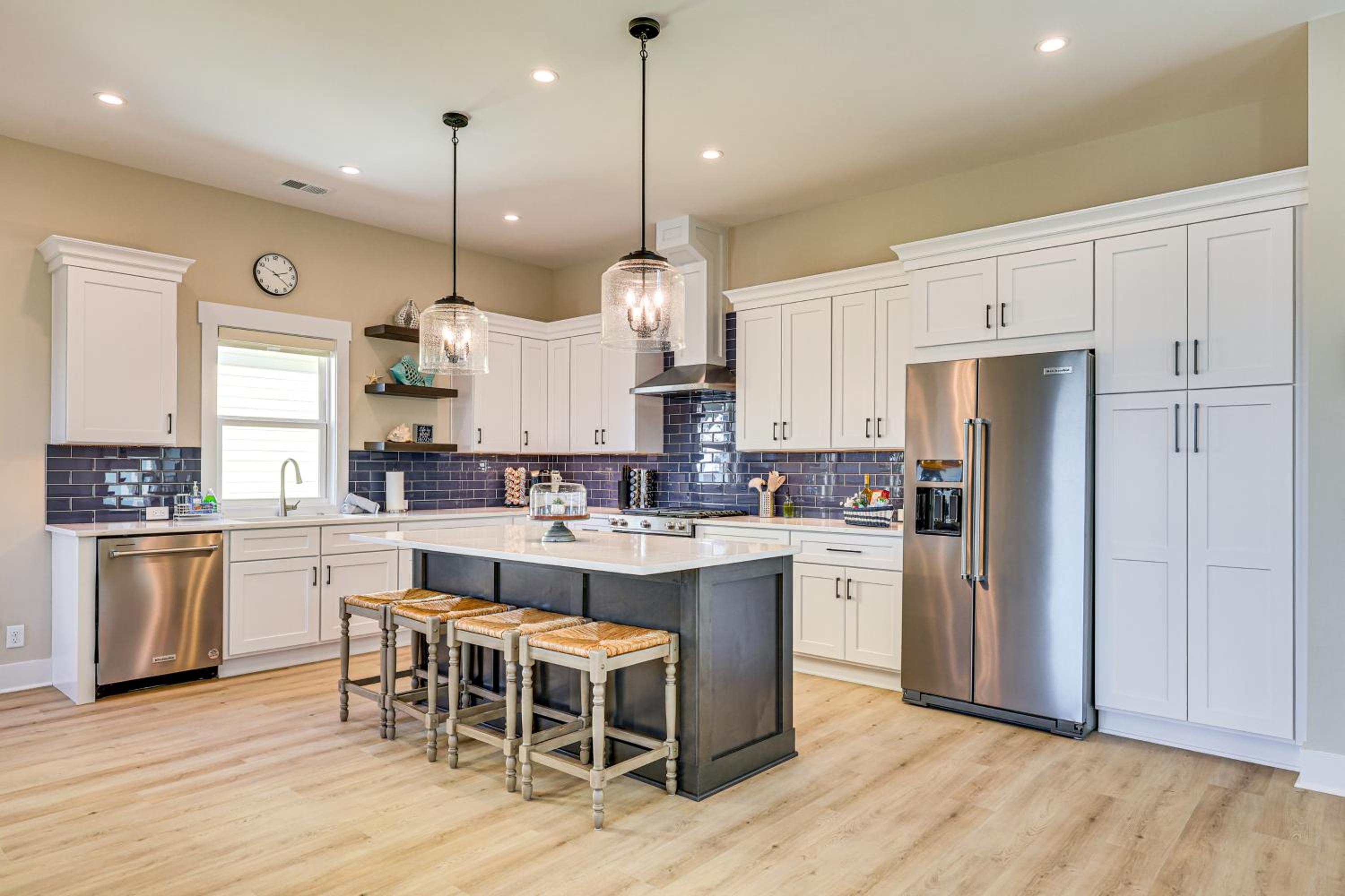 Walk to Water and Greenway! Luxe Carolina Beach Home