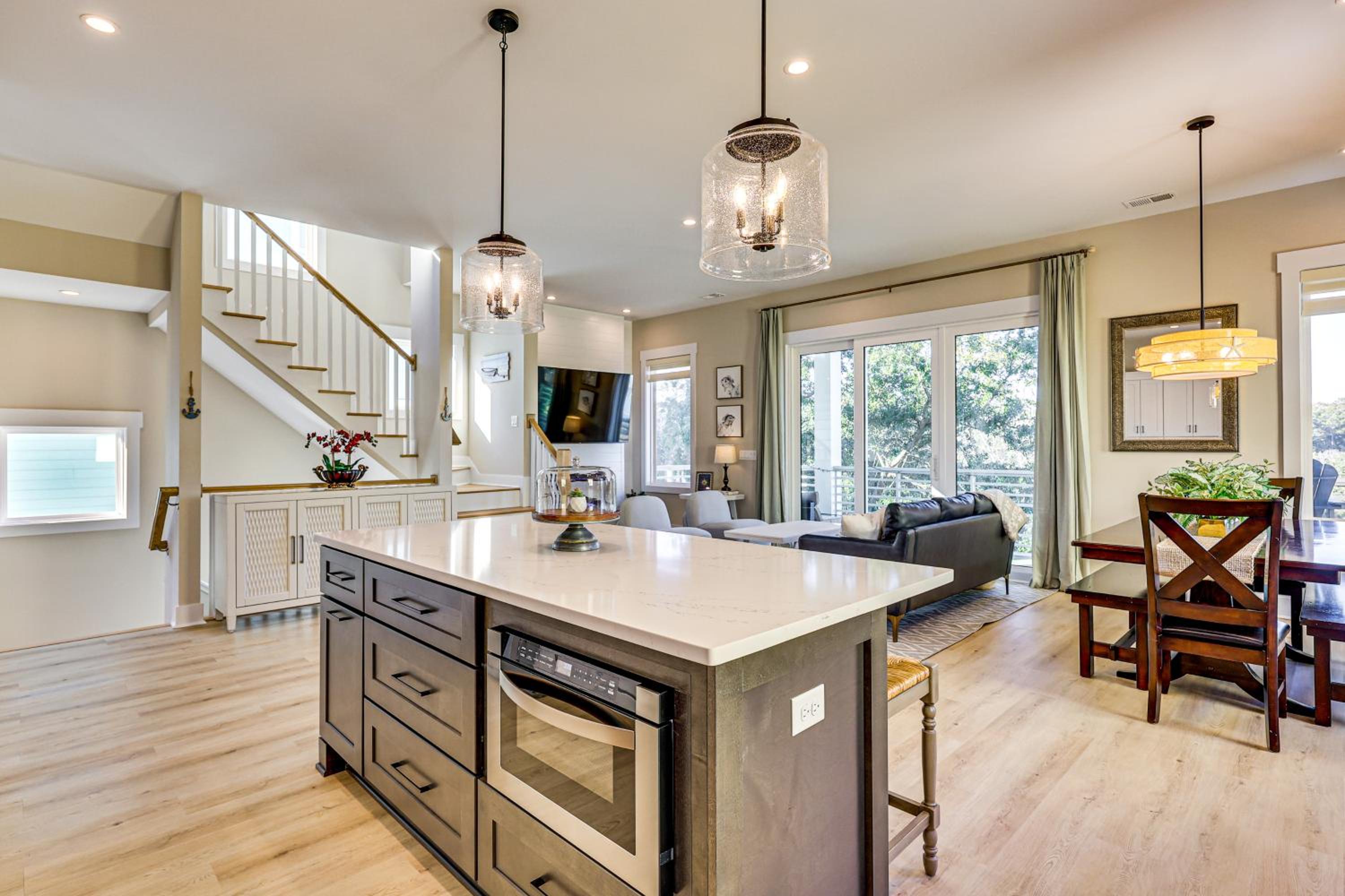 Walk to Water and Greenway! Luxe Carolina Beach Home