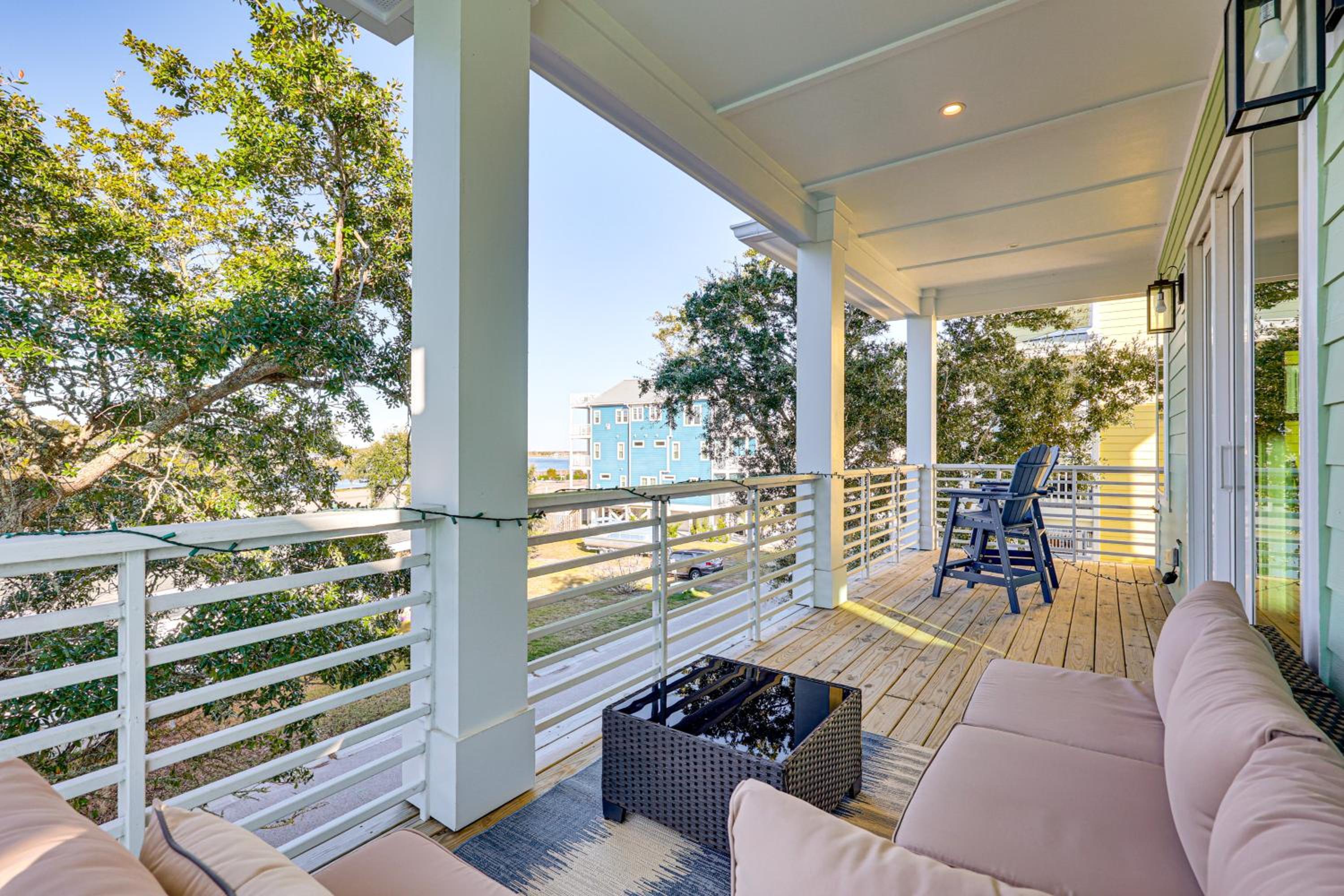Walk to Water and Greenway! Luxe Carolina Beach Home