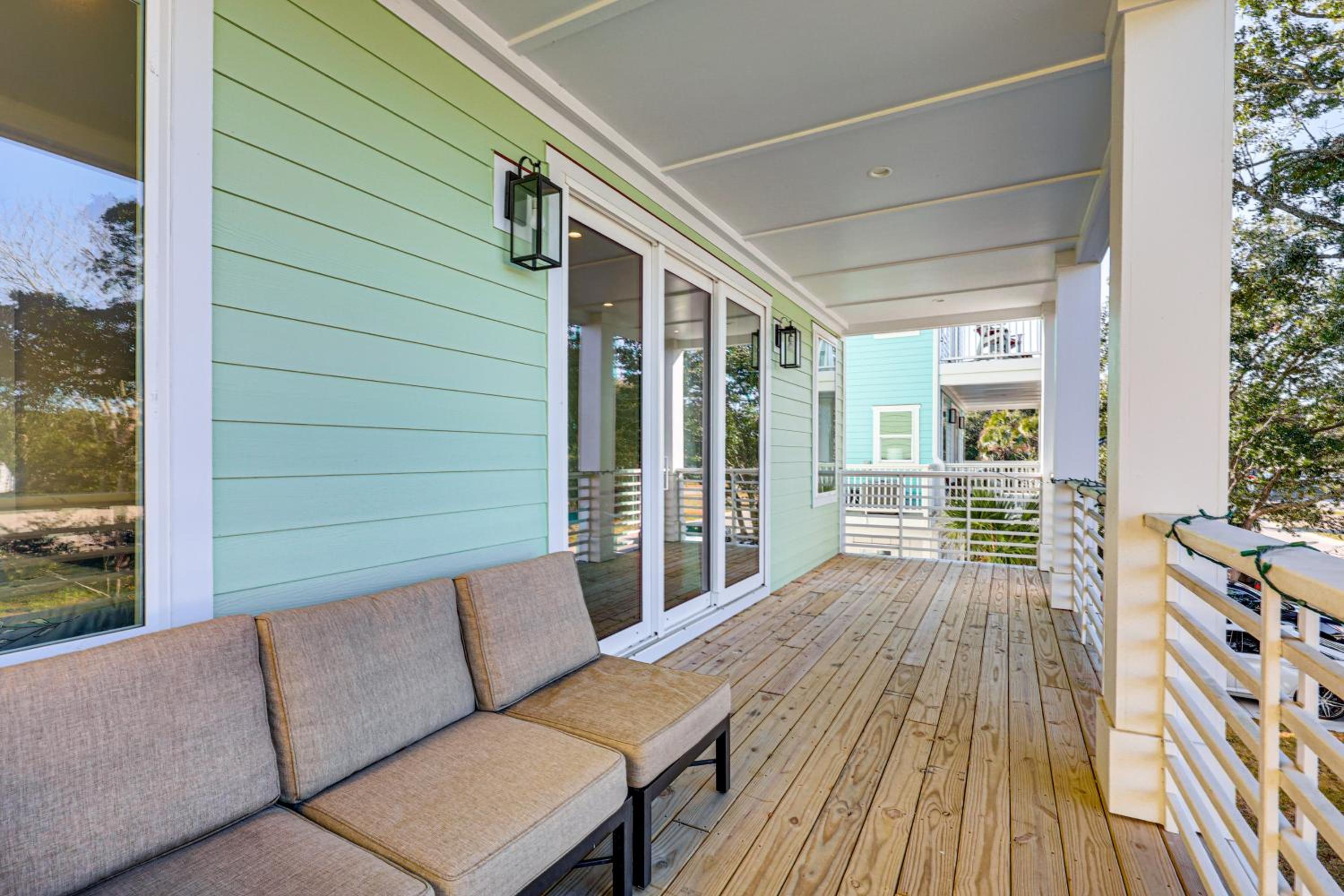 Walk to Water and Greenway! Luxe Carolina Beach Home