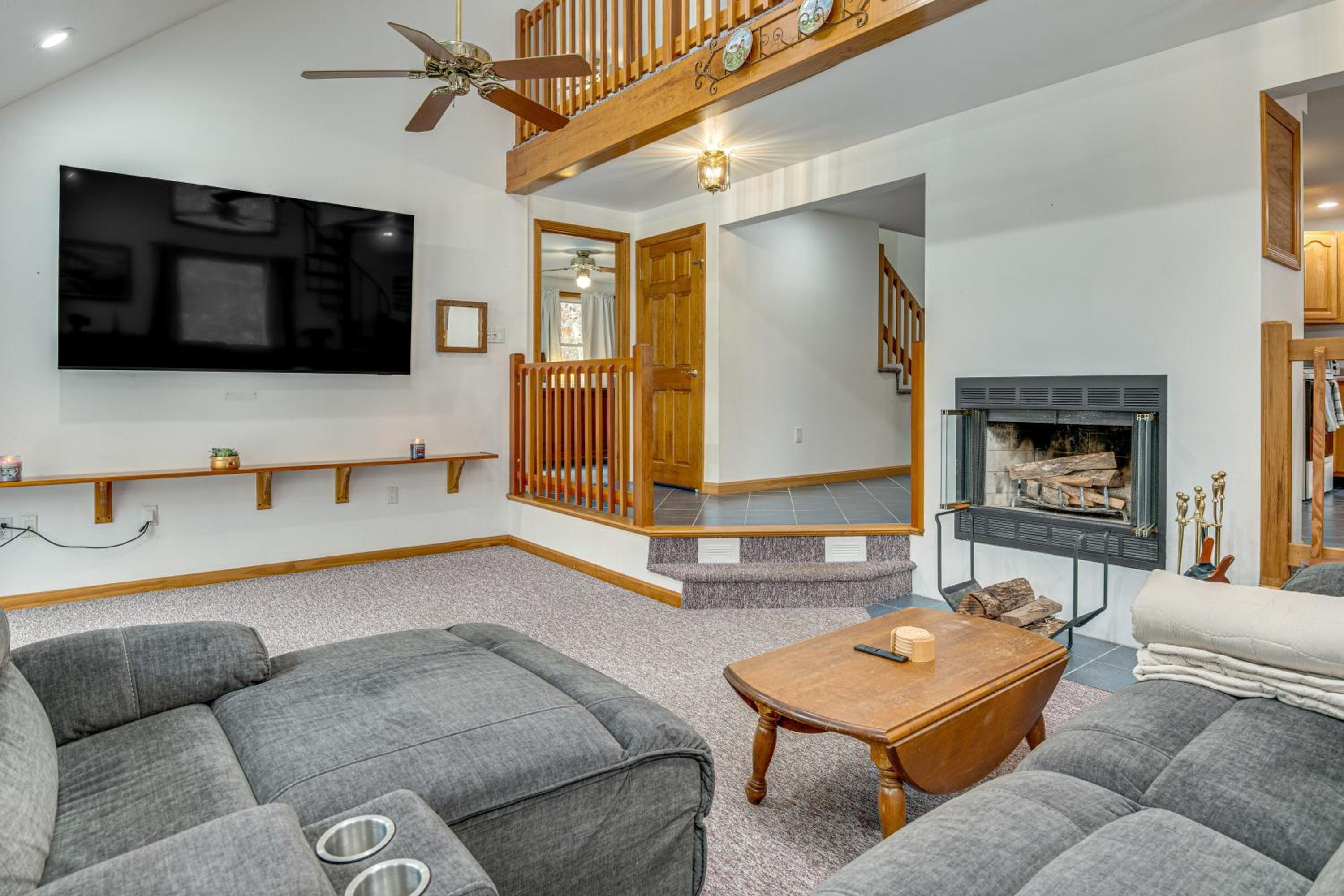 Family Retreat Near Winter Trails in Wakefield!