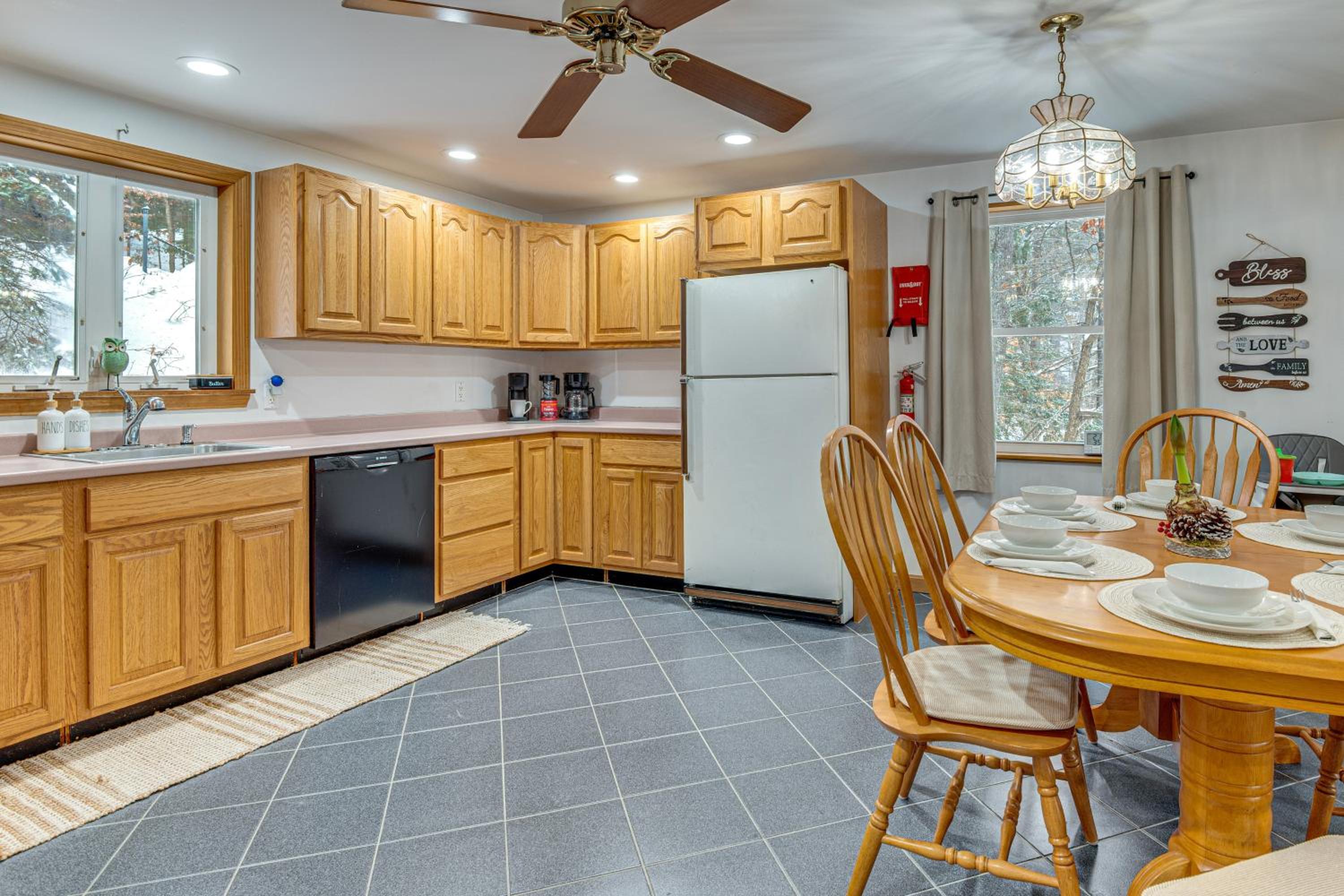 Family Retreat Near Winter Trails in Wakefield!