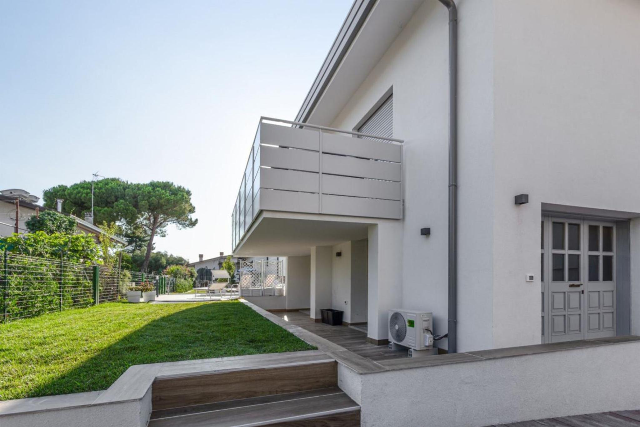 Modern apartment with shared pool and terrace