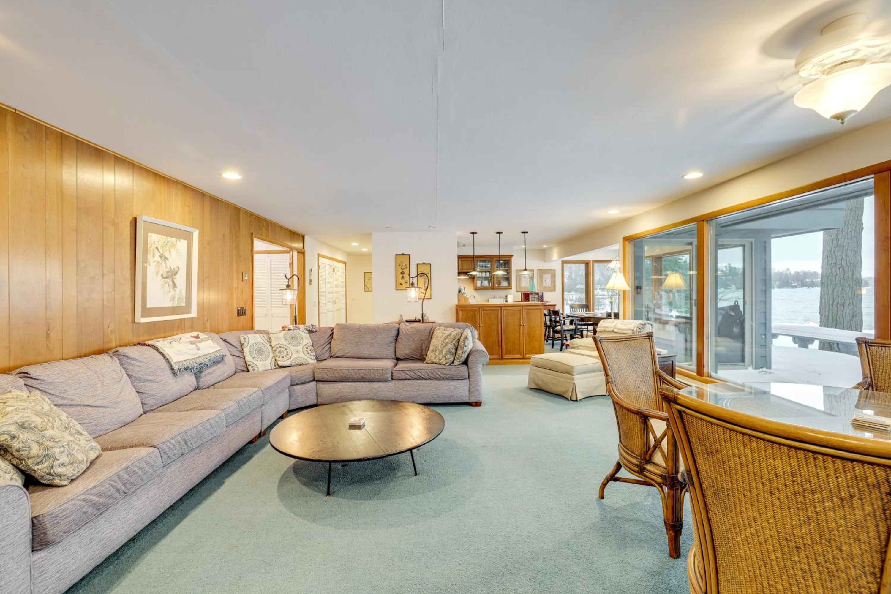 about 4,000 Sq Ft Cabin on Glen Lake Deck and Views!