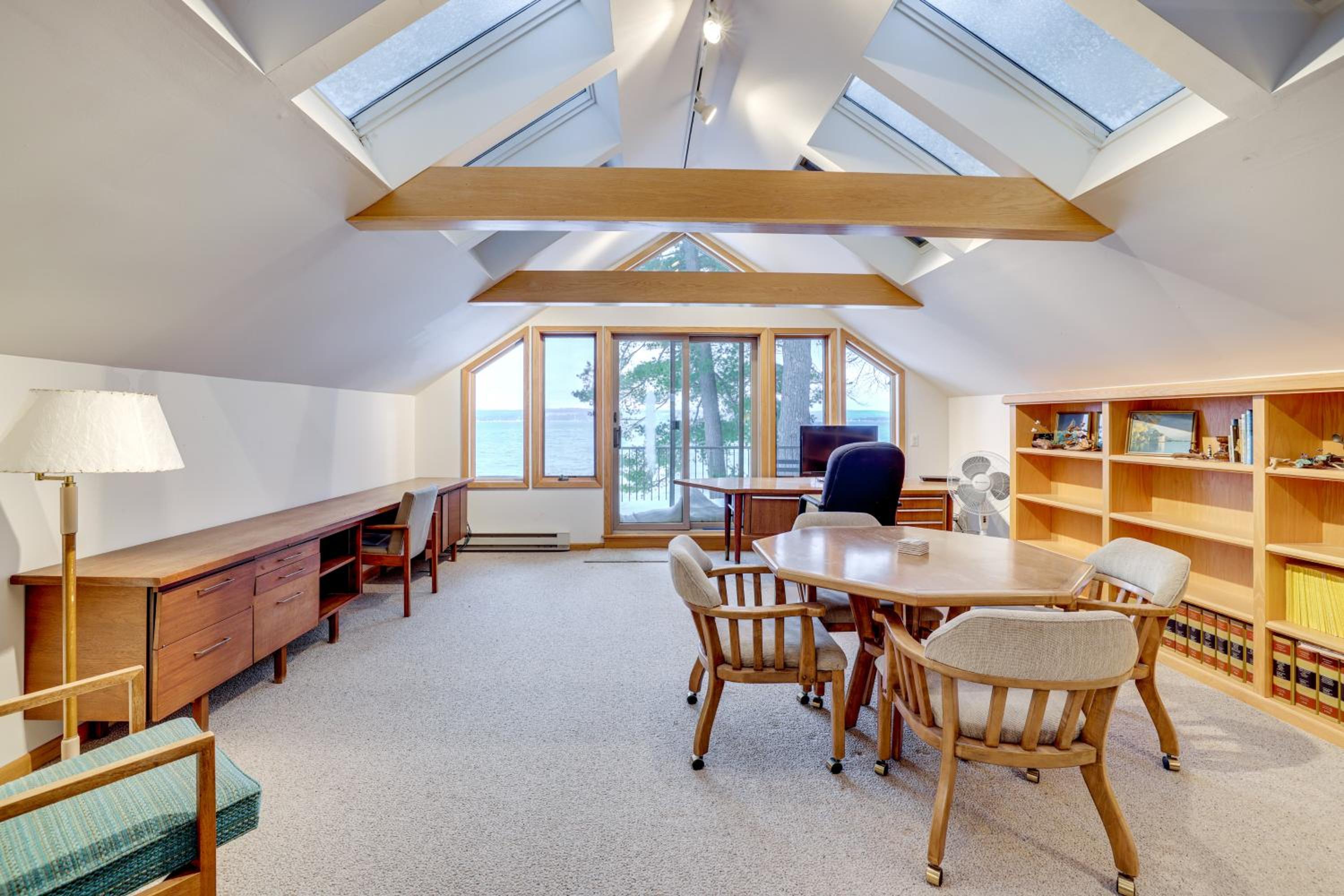 about 4,000 Sq Ft Cabin on Glen Lake Deck and Views!