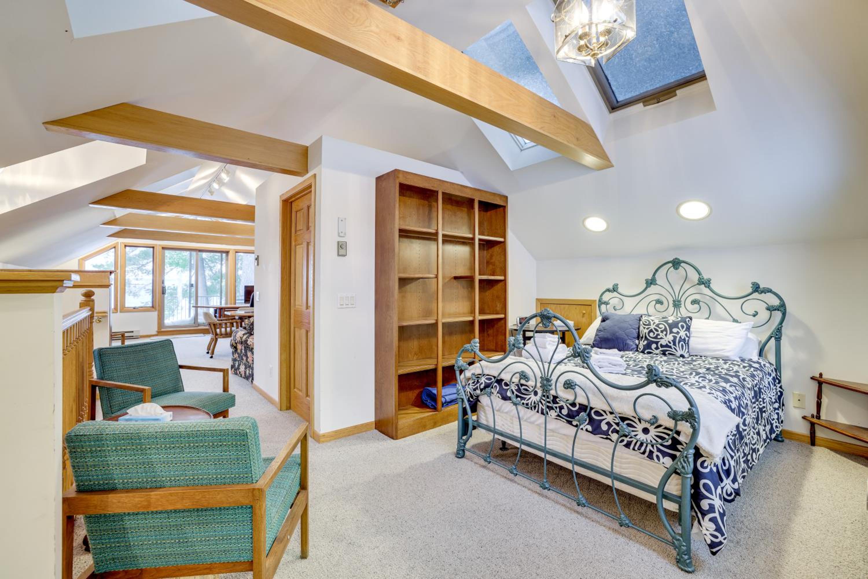 about 4,000 Sq Ft Cabin on Glen Lake Deck and Views!