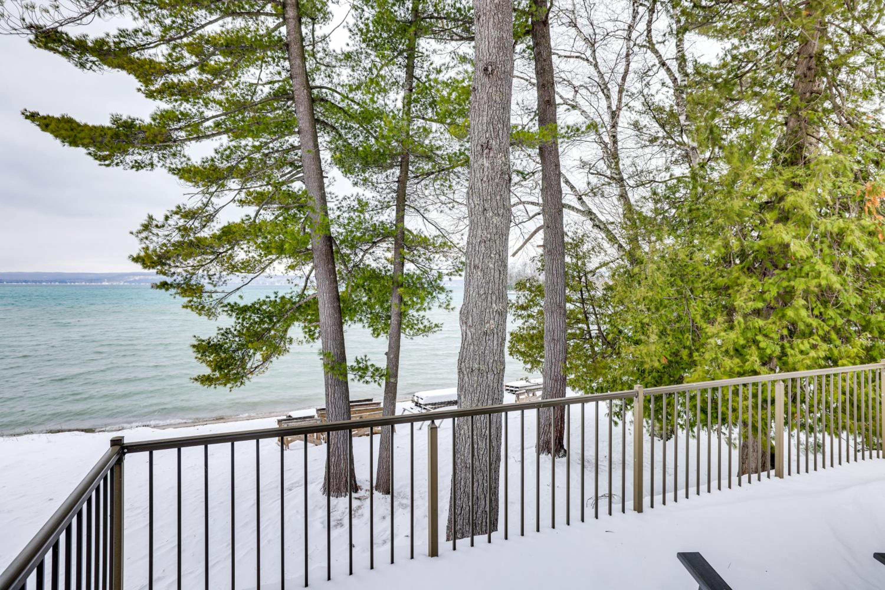about 4,000 Sq Ft Cabin on Glen Lake Deck and Views!