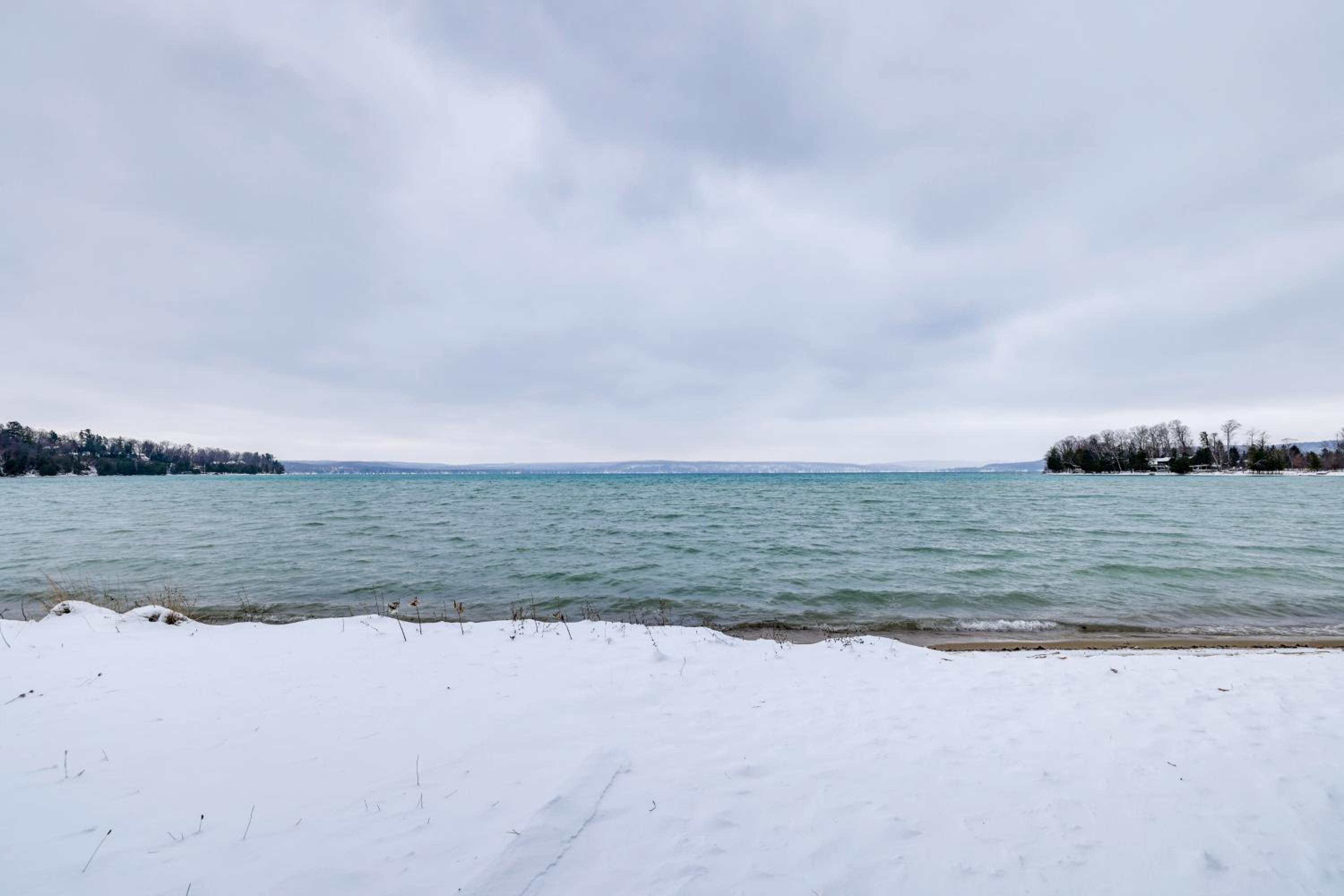 about 4,000 Sq Ft Cabin on Glen Lake Deck and Views!