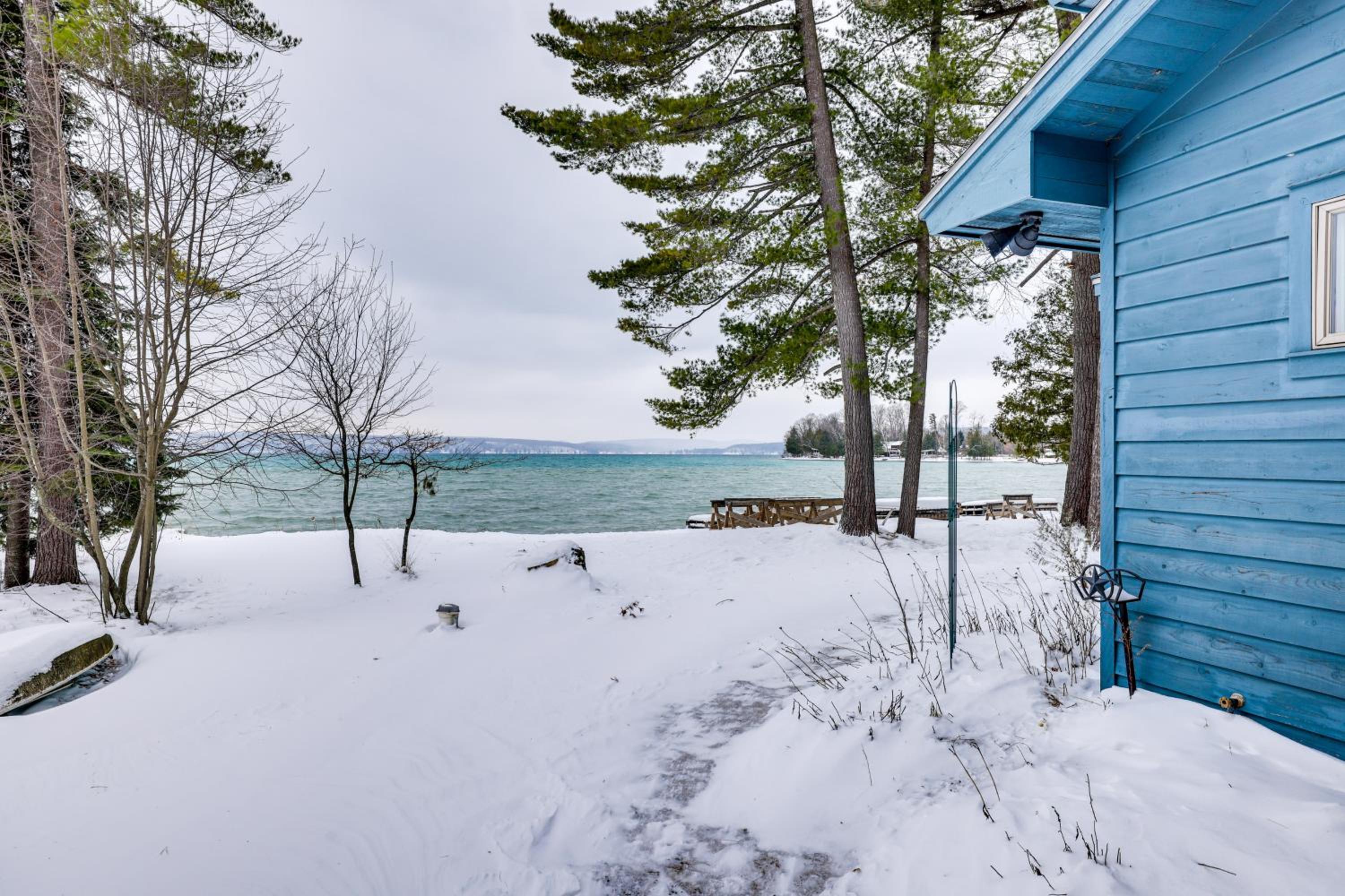 about 4,000 Sq Ft Cabin on Glen Lake Deck and Views!