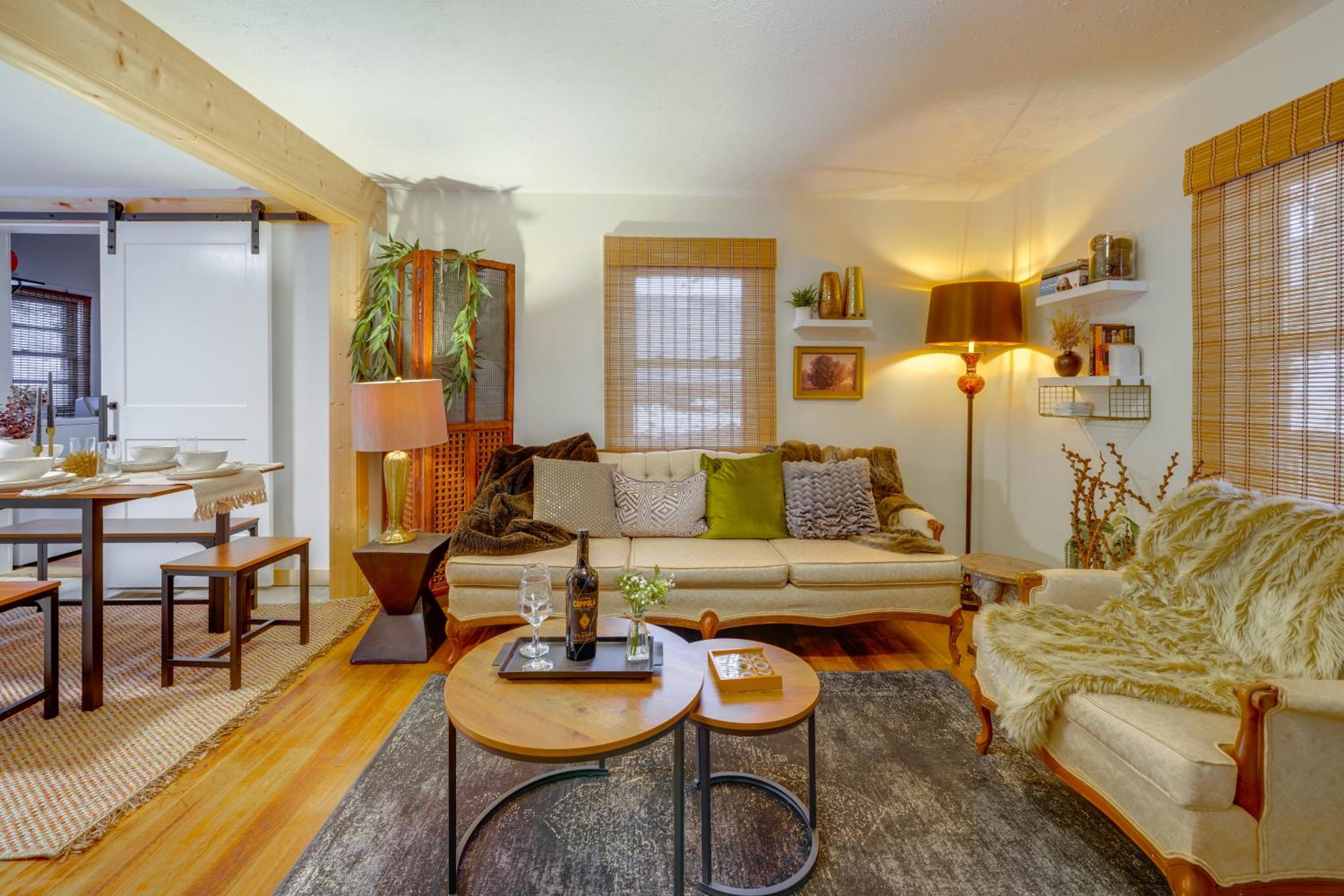 Walk to Dtwn Fayetteville Family Home with Fire Pit
