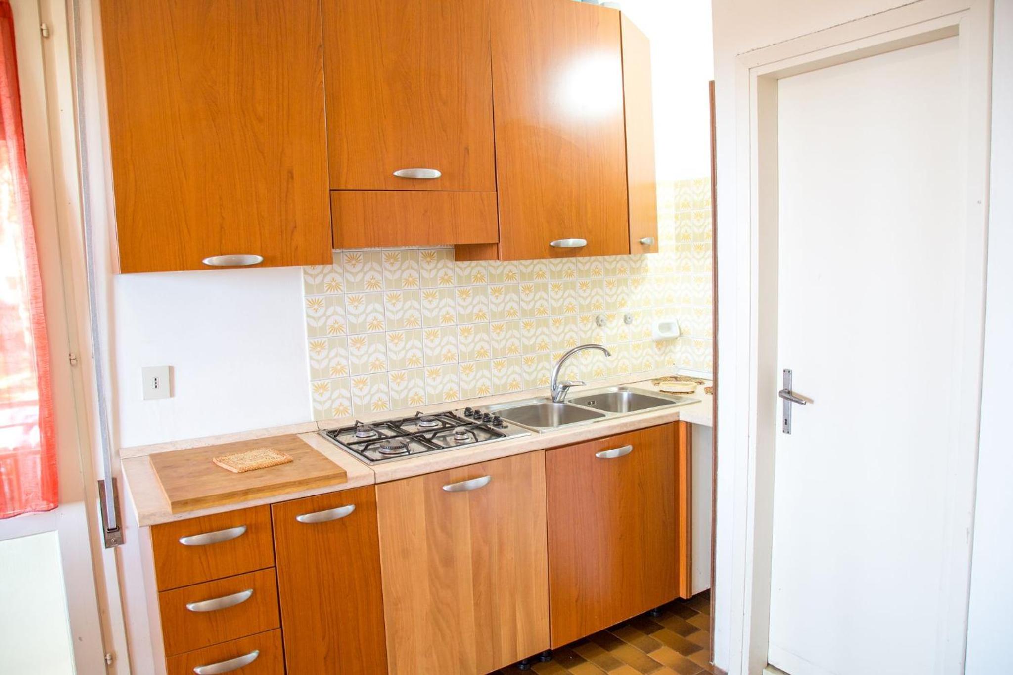 Spacious first-floor flat near the beach