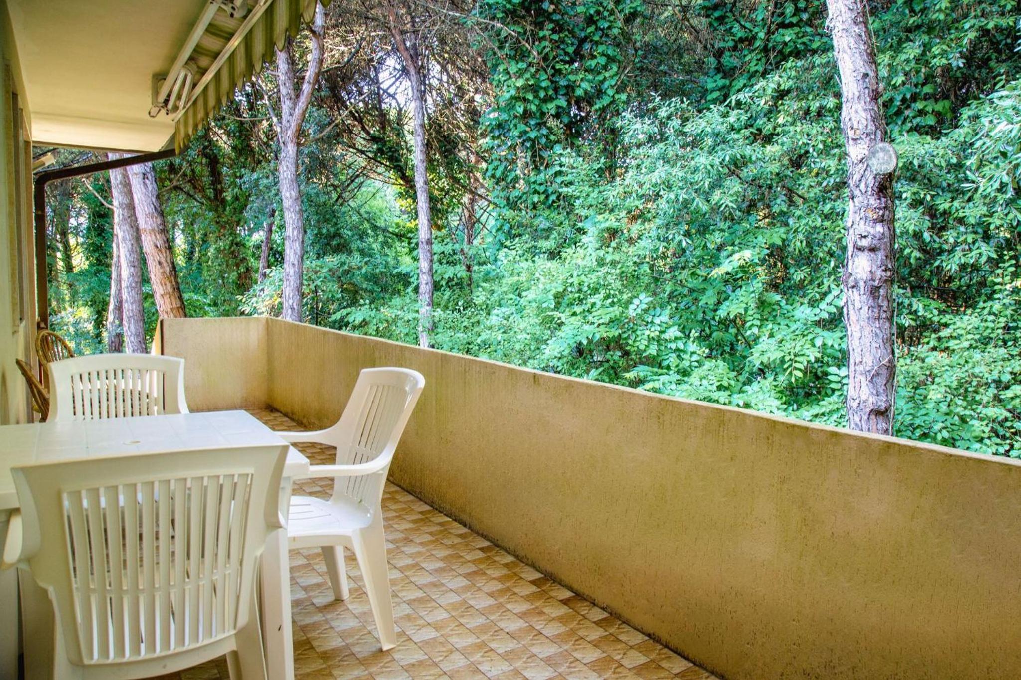 Terrace home by the pinewood
