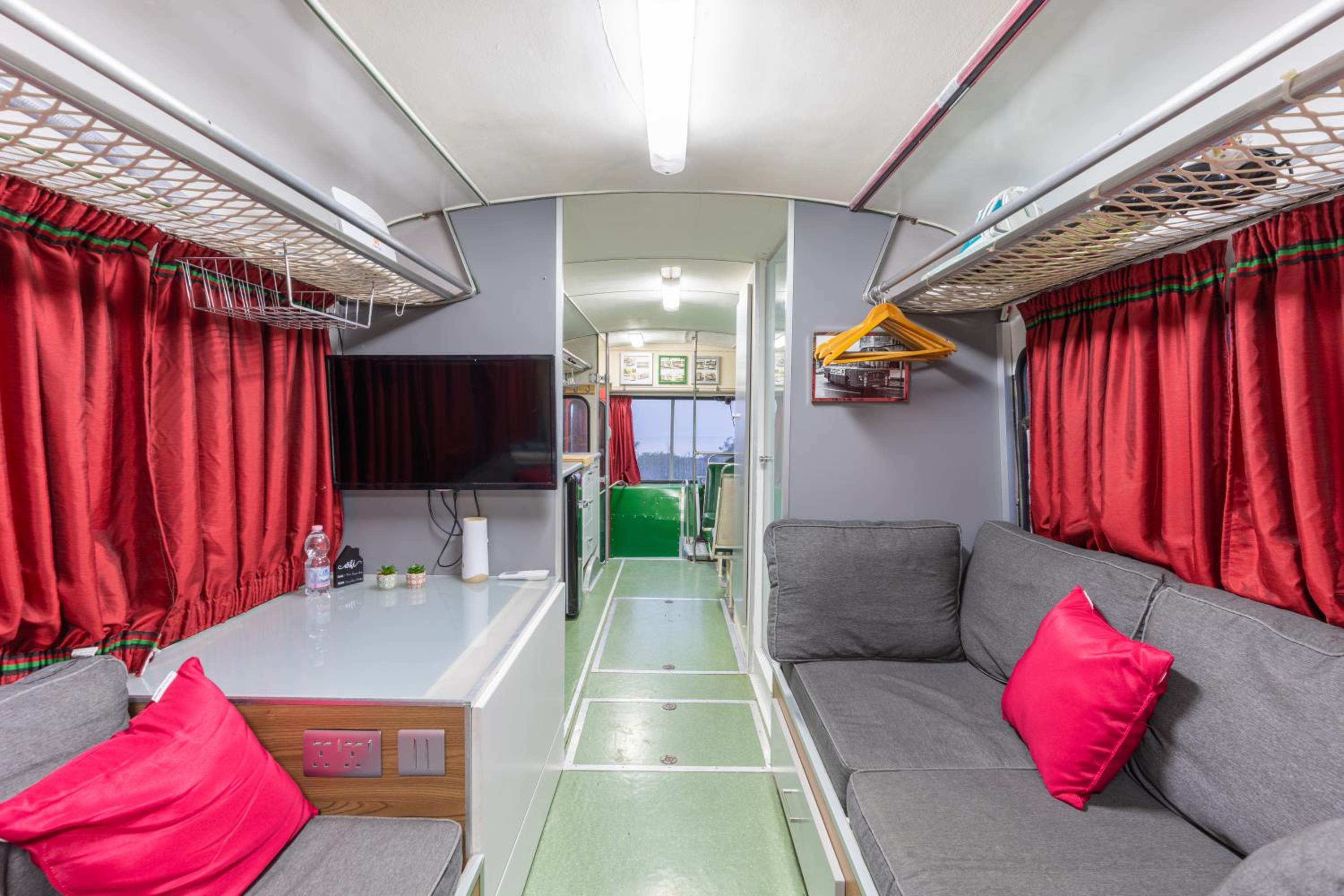A one of a kind bus stay with gorgeous views