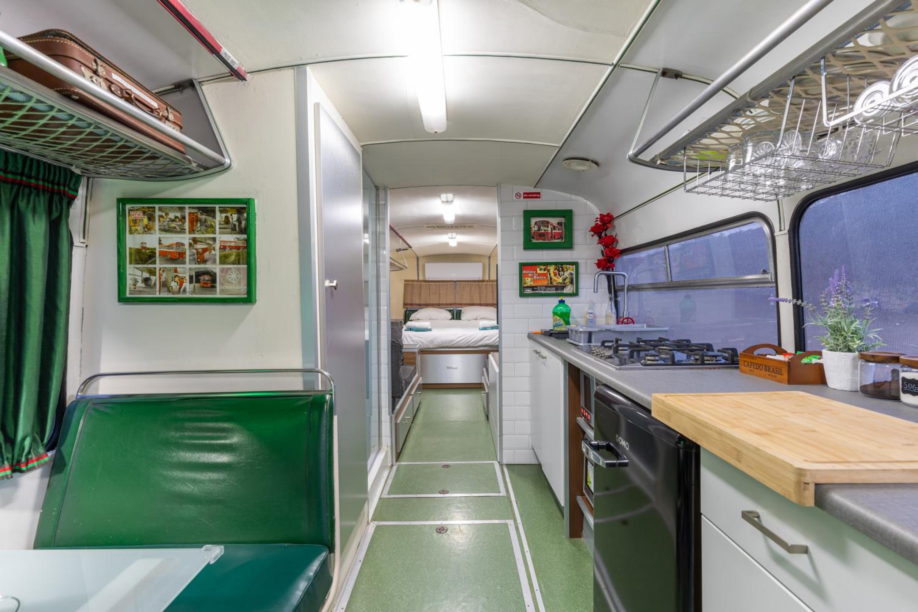 A one of a kind bus stay with gorgeous views