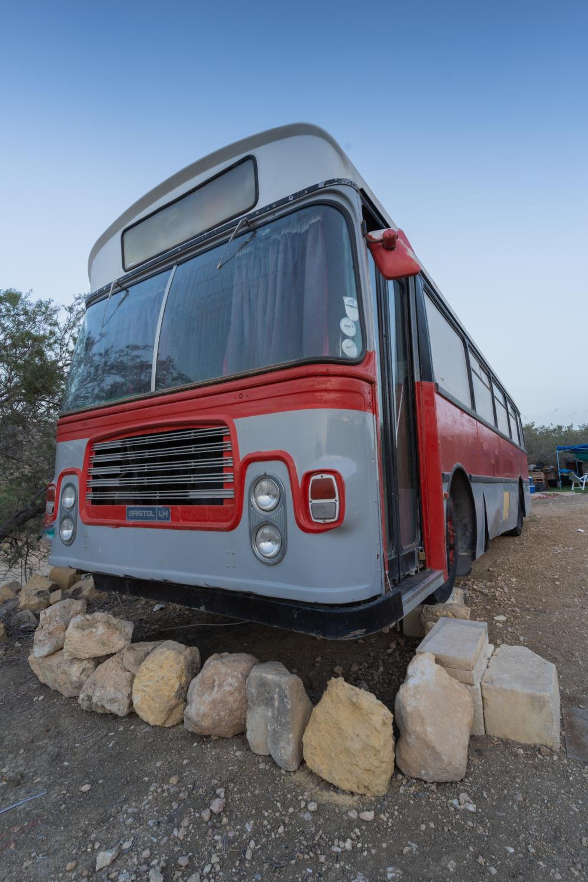 A one of a kind bus stay with gorgeous views