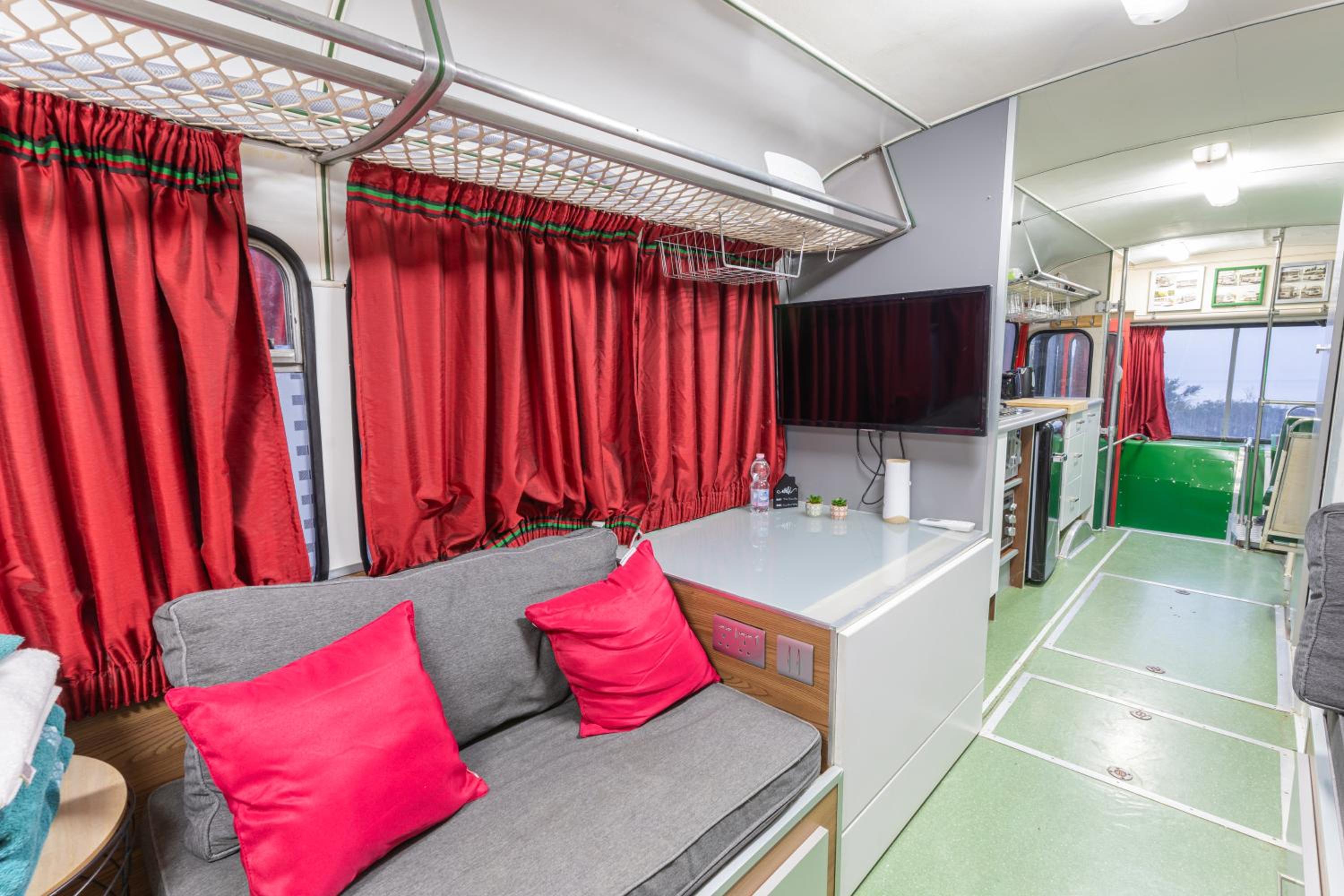 A one of a kind bus stay with gorgeous views