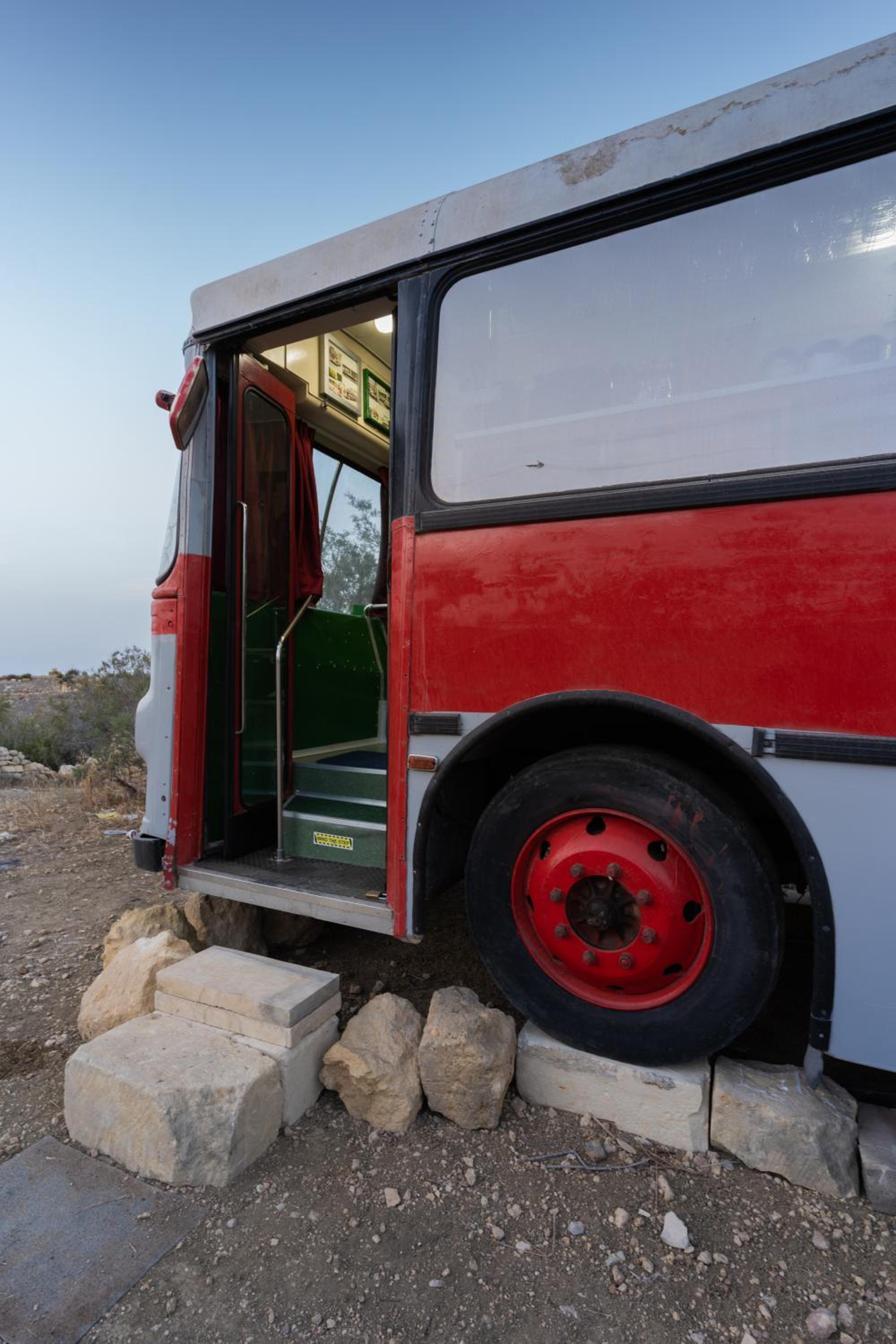 A one of a kind bus stay with gorgeous views