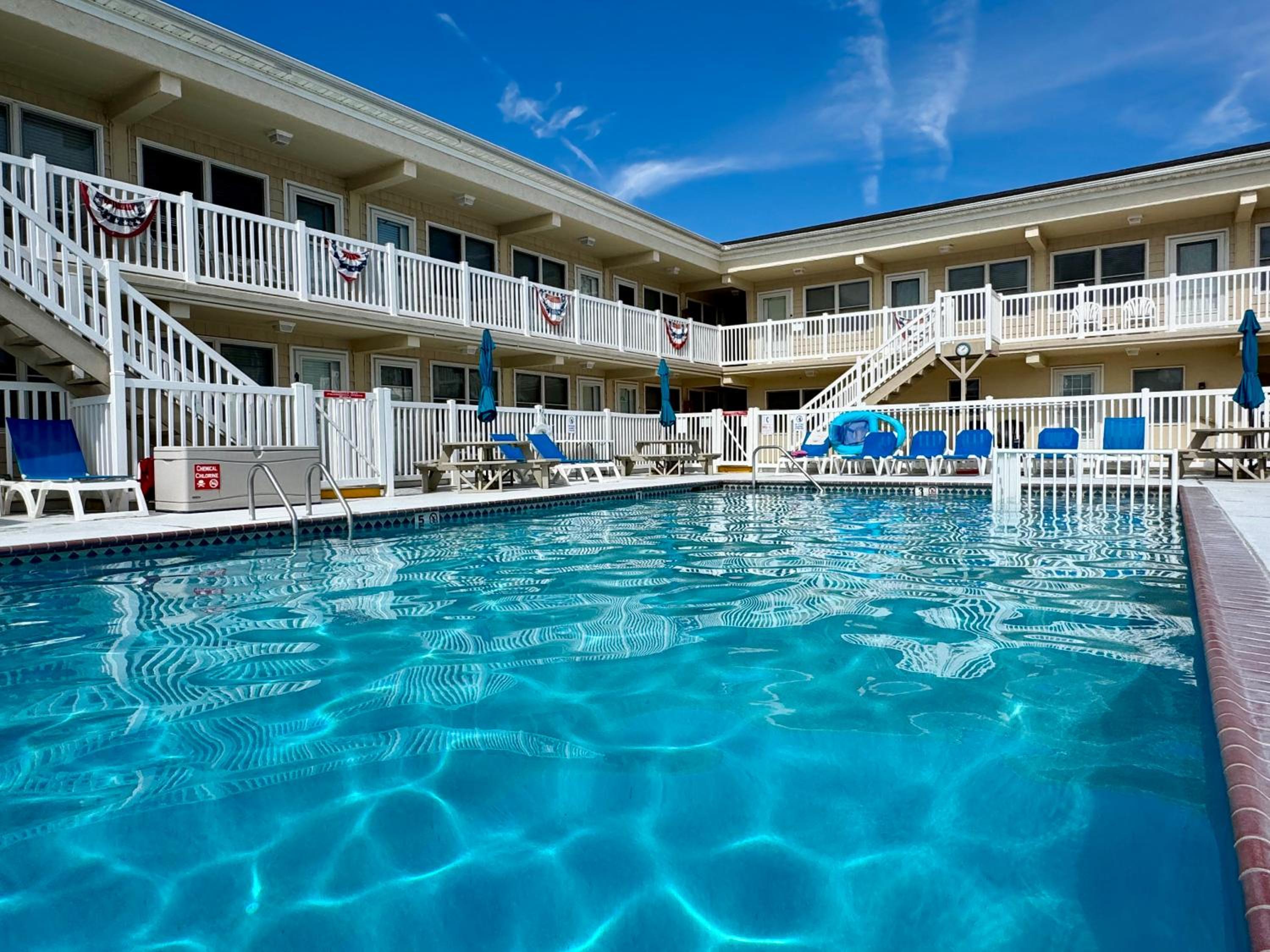 Ashore Beach Retreat-1BR 1BA with pool, parking, 1 & half block to Beach & Boardwalk, Morey's Pier view 3