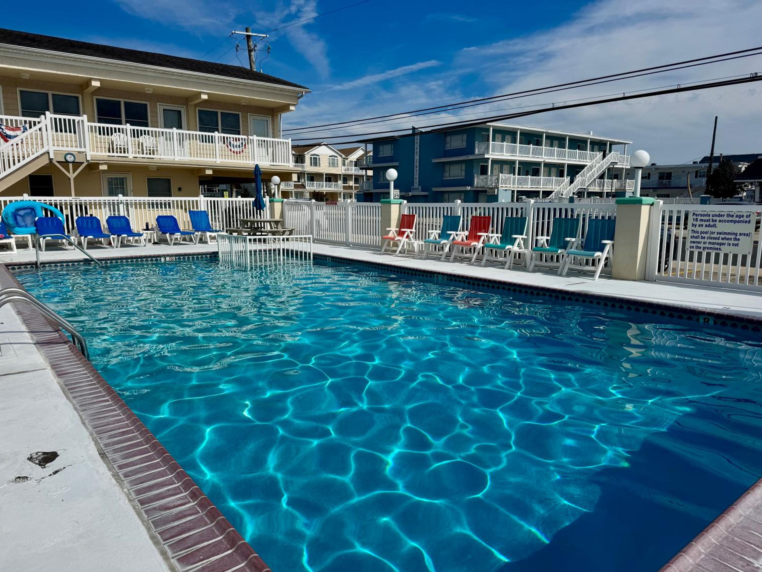 Ashore Beach Retreat-1BR 1BA with pool, parking, 1 & half block to Beach & Boardwalk, Morey's Pier view 4