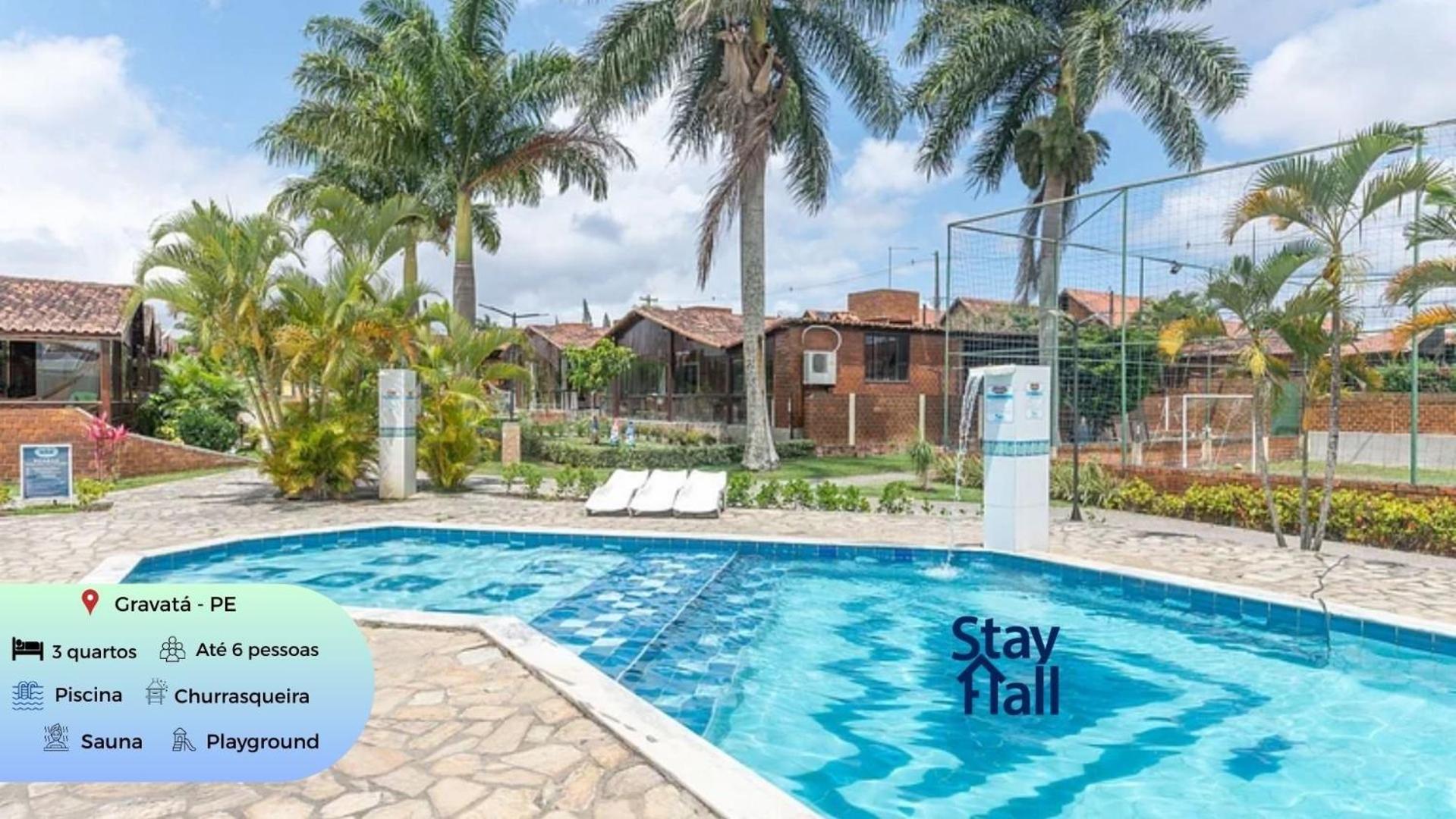 Casa 3Qt Gravatá • Piscina no Cond.-Churrasq SH136