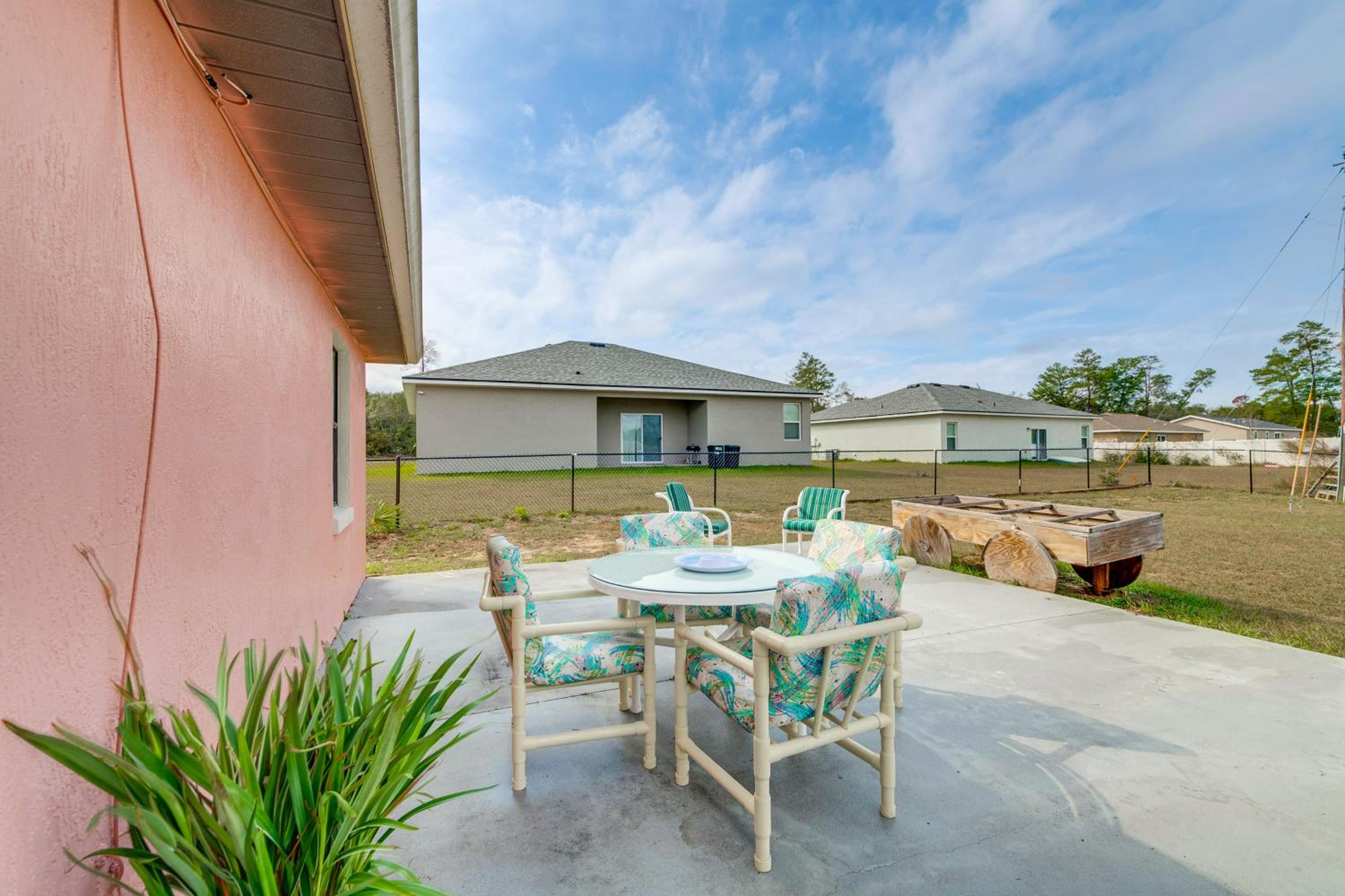 Patio and Pet-Friendly Yard! Ocala Home Near Golfing
