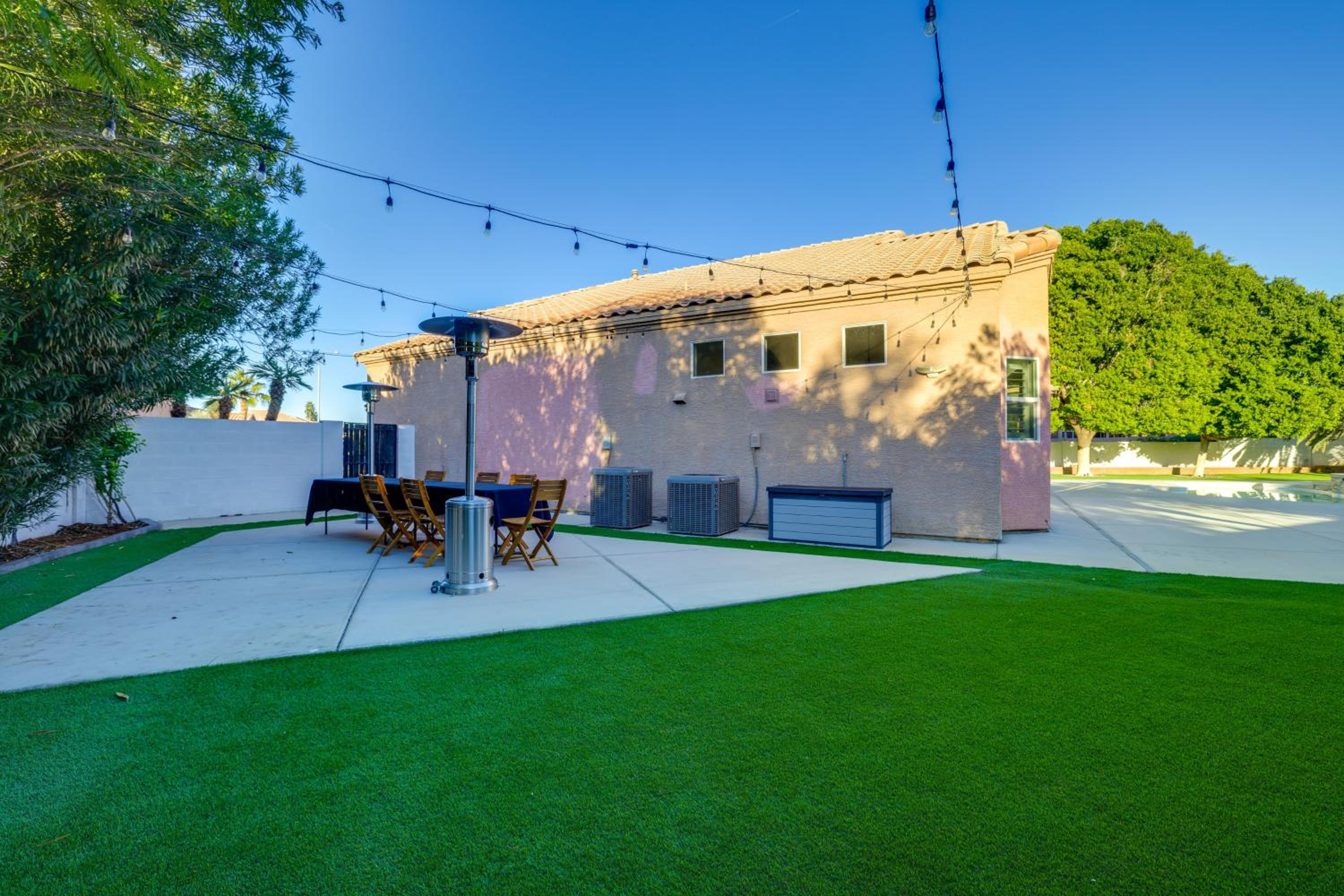 Pool and Patio West Chandler Villa Retreat