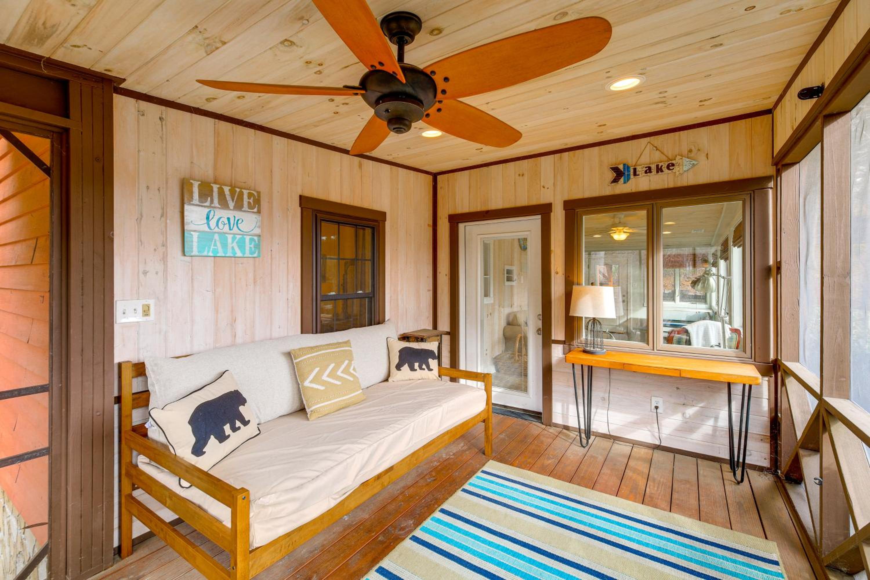 Butler Home at Watauga Lake with Furnished Patio!