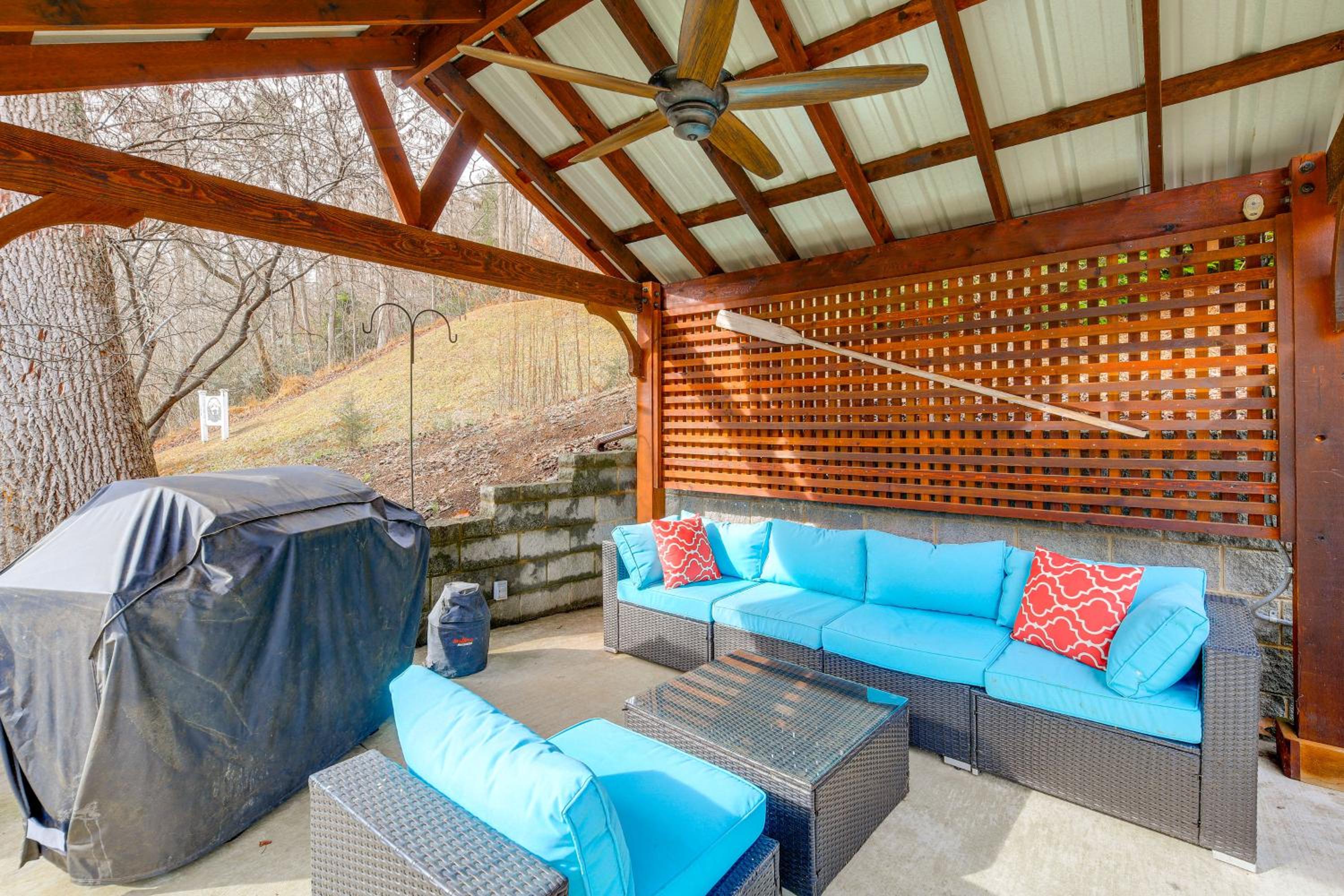 Butler Home at Watauga Lake with Furnished Patio!