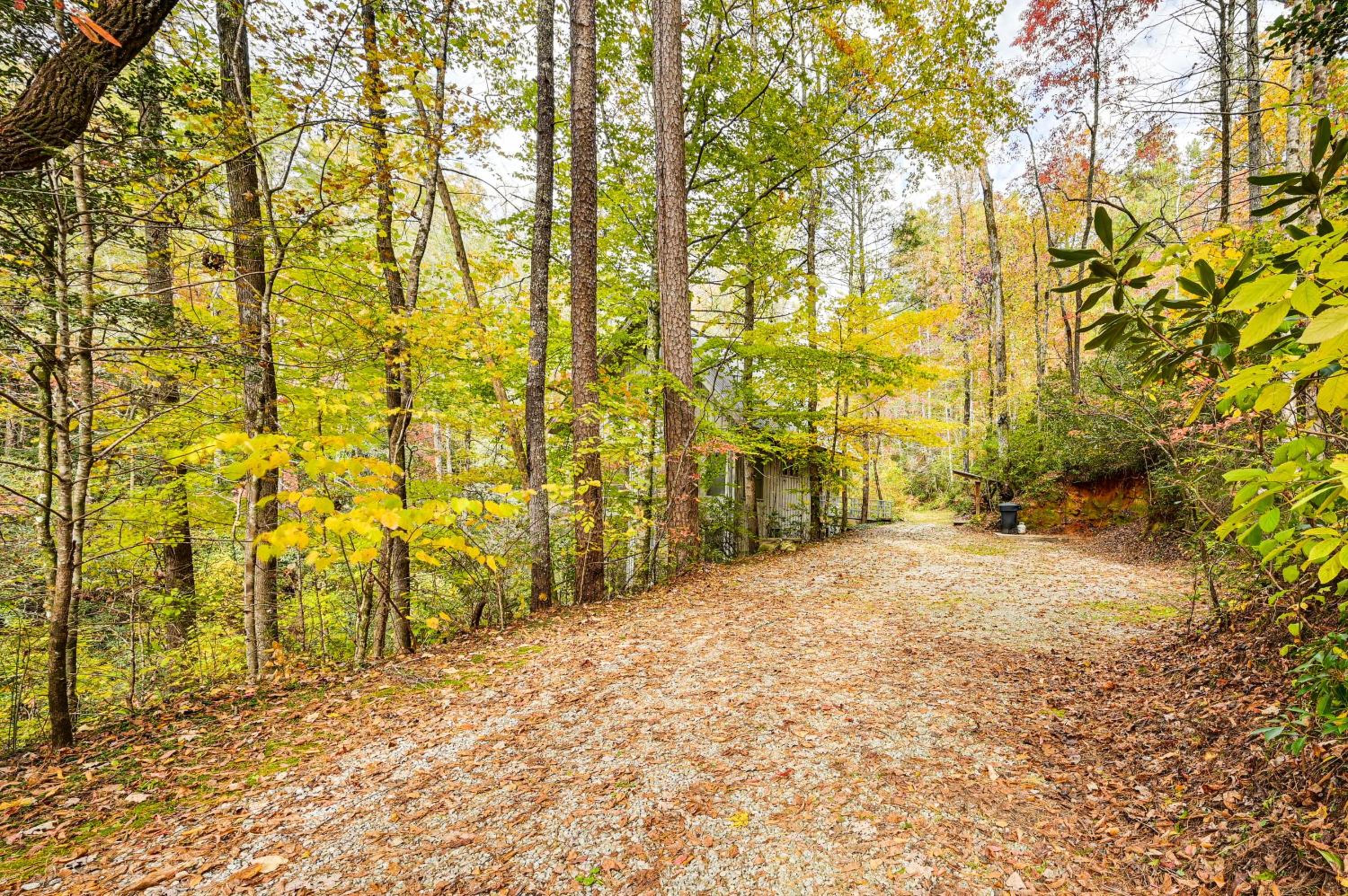 Relax Creekside Forest-View Gem in Marietta!
