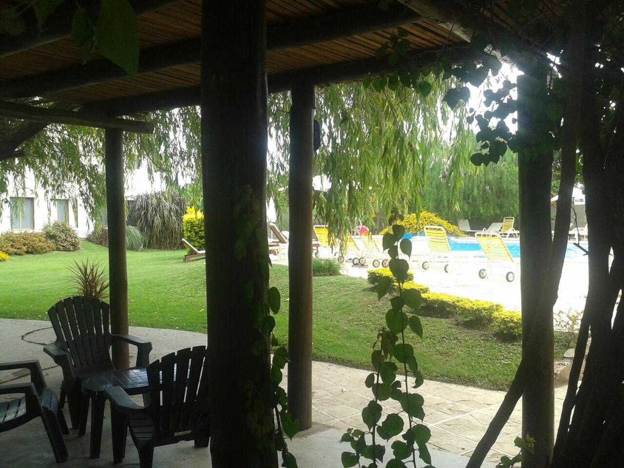 outdoor BBQ area