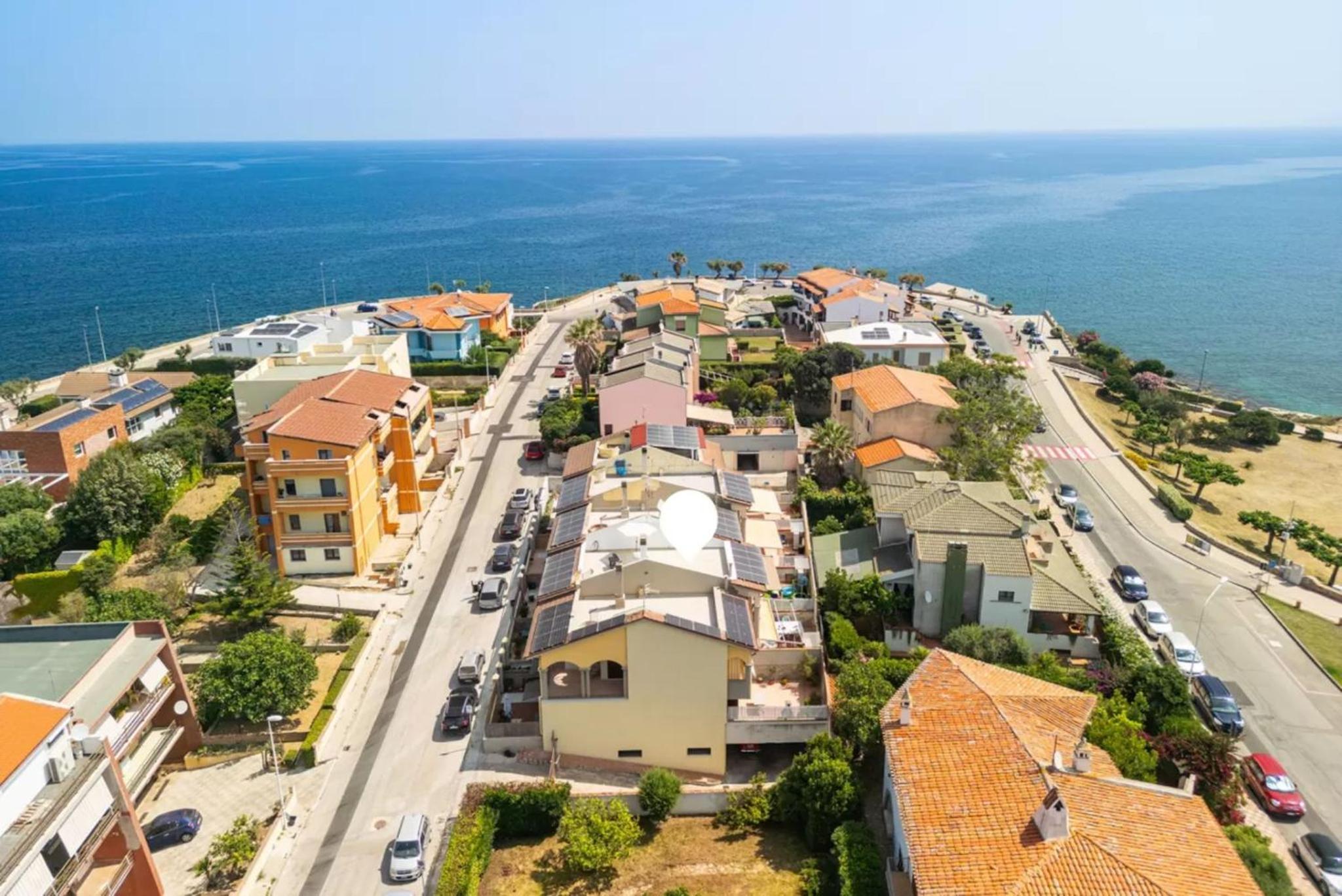 Panoramic sea view apartment in Porto Torres