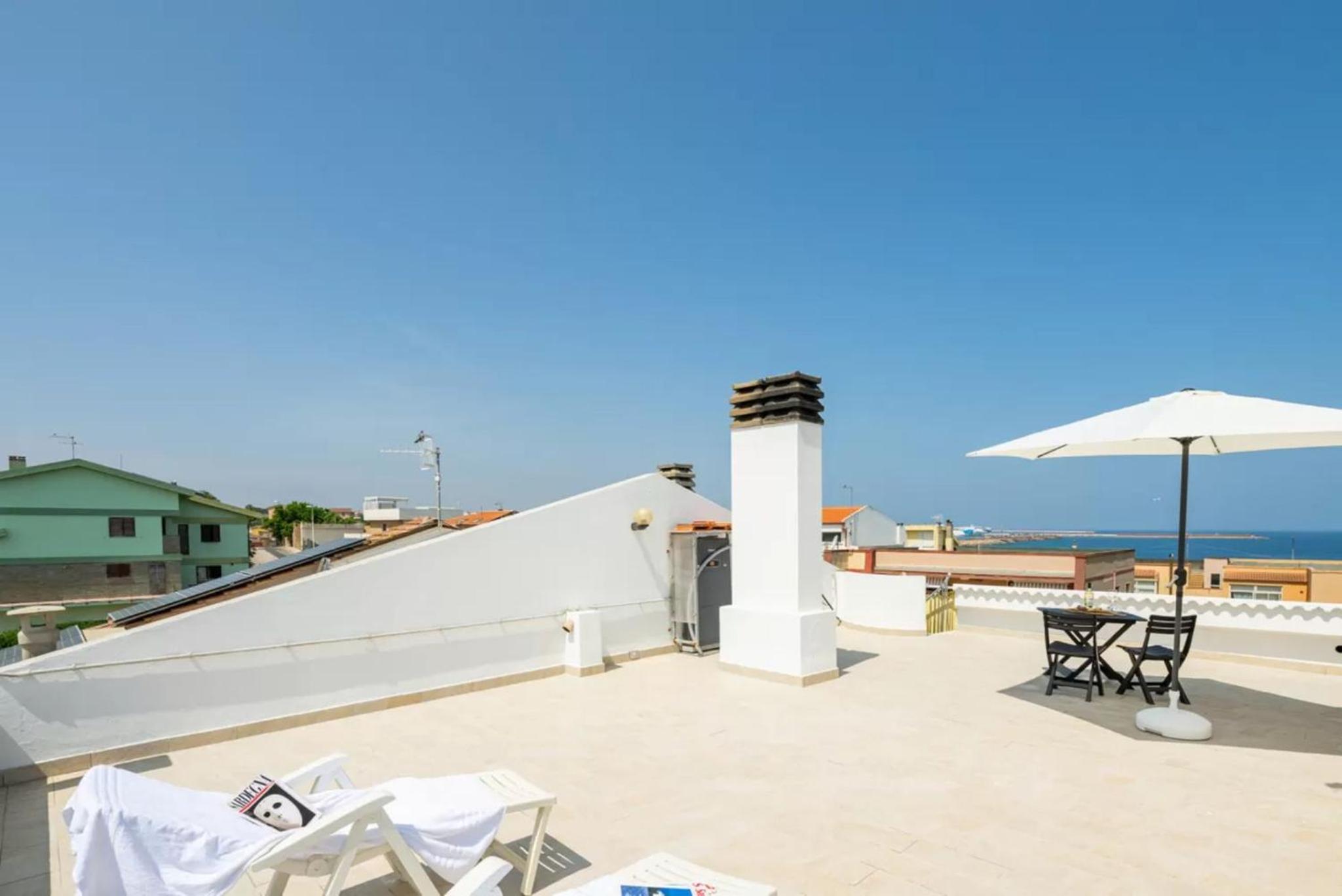 Panoramic sea view apartment in Porto Torres