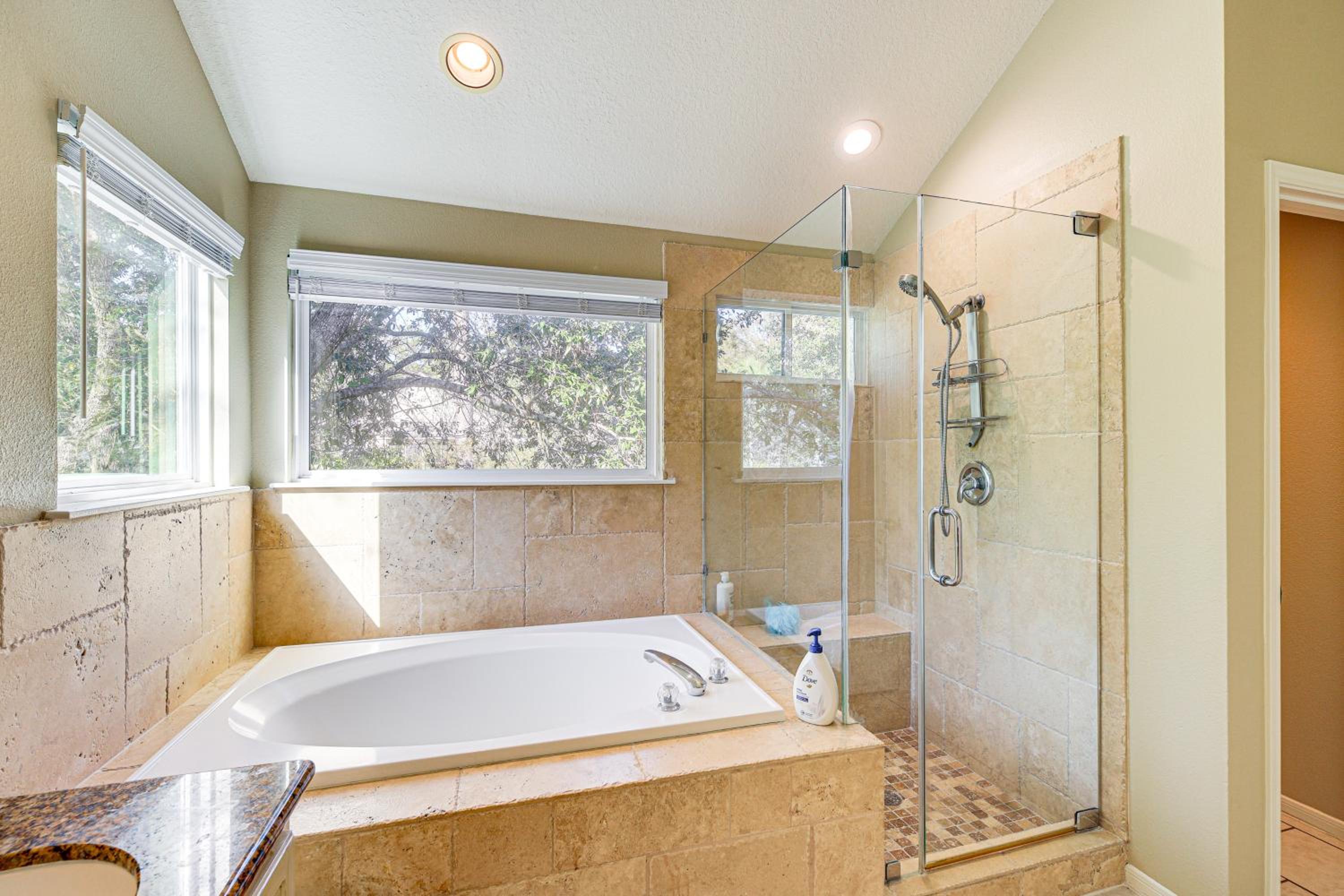 Near Trails, Shops and Eats Spring Home with Pool