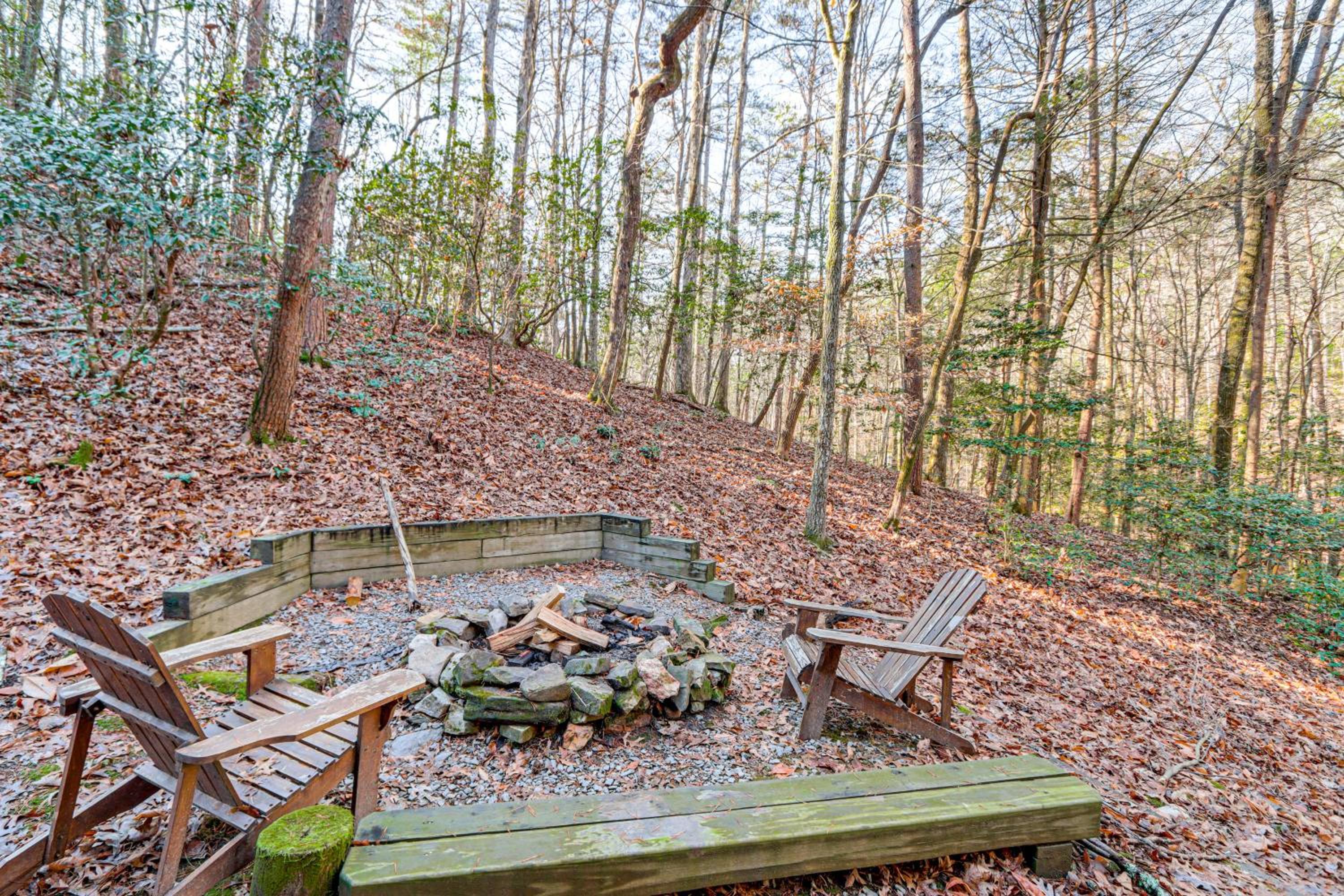Game Room and Hot Tub! Family Cabin in Blue Ridge