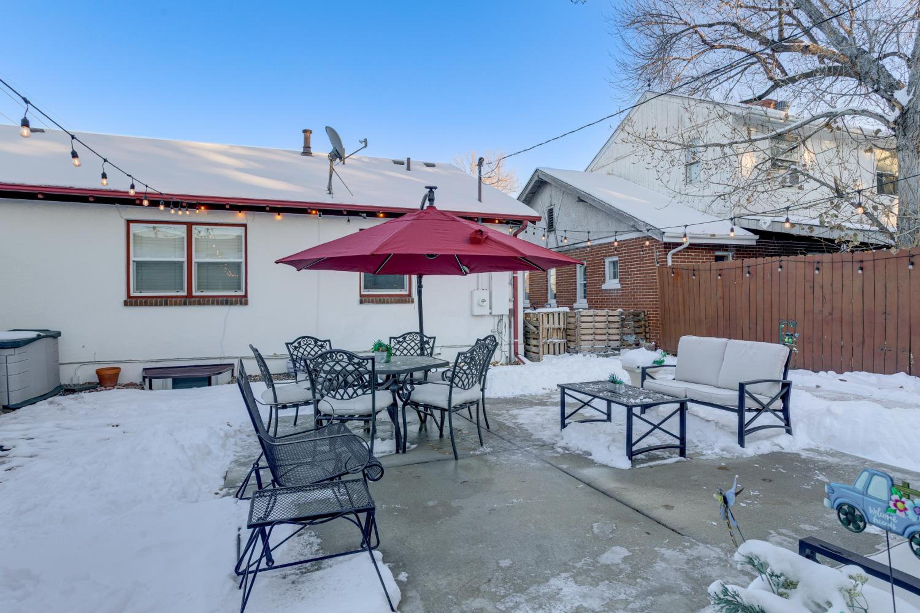 Denver Home with Patio Near City Park and Cherry Creek