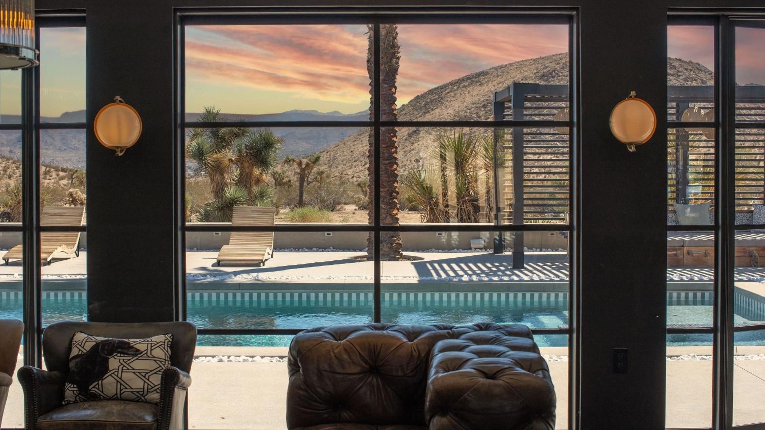 Iconic 6BR Desert Retreat w Pool Pickleball Fire Pit Joshua Tree Mansion by AvantStay